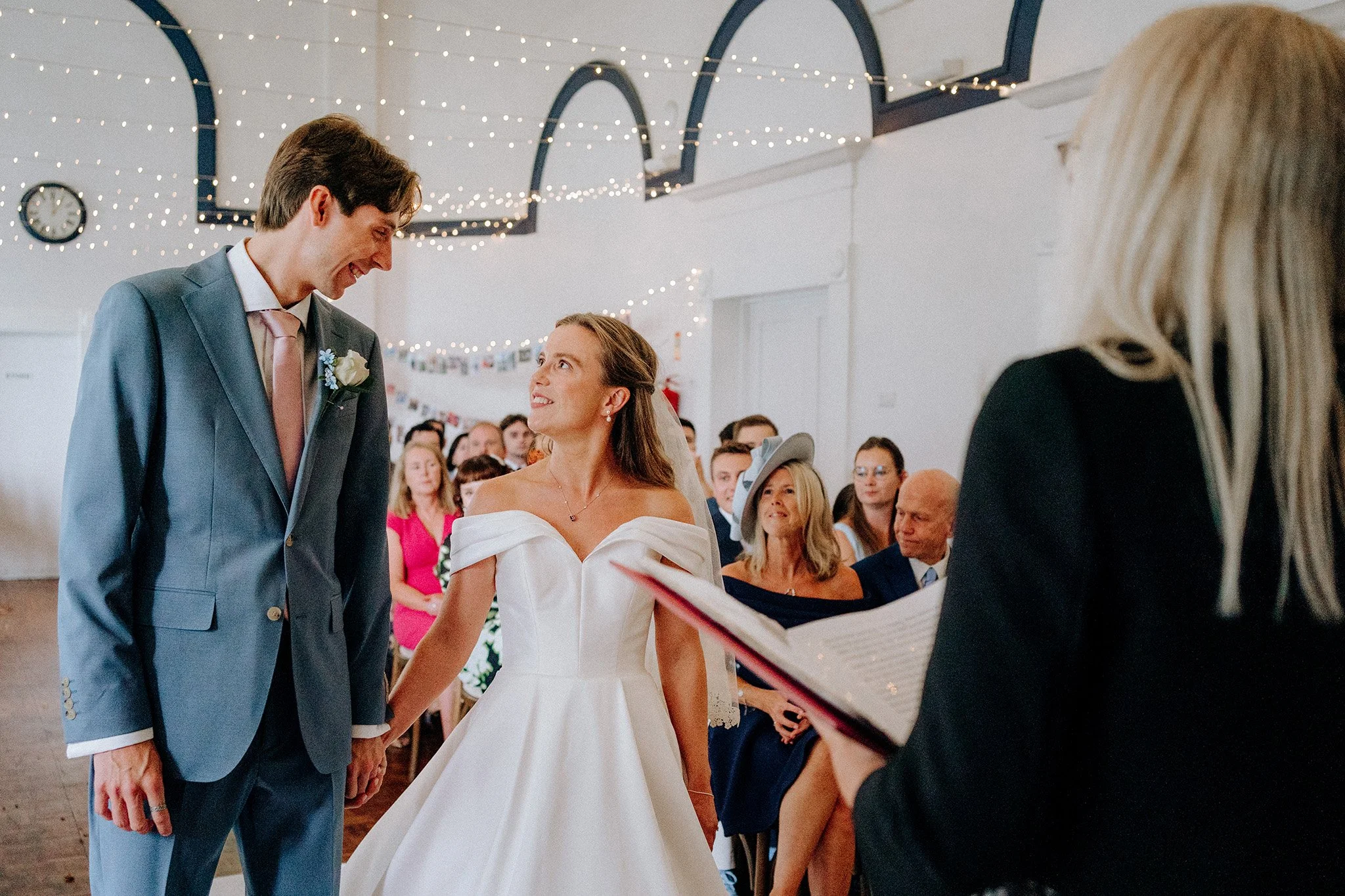 village hall wedding ceremony
