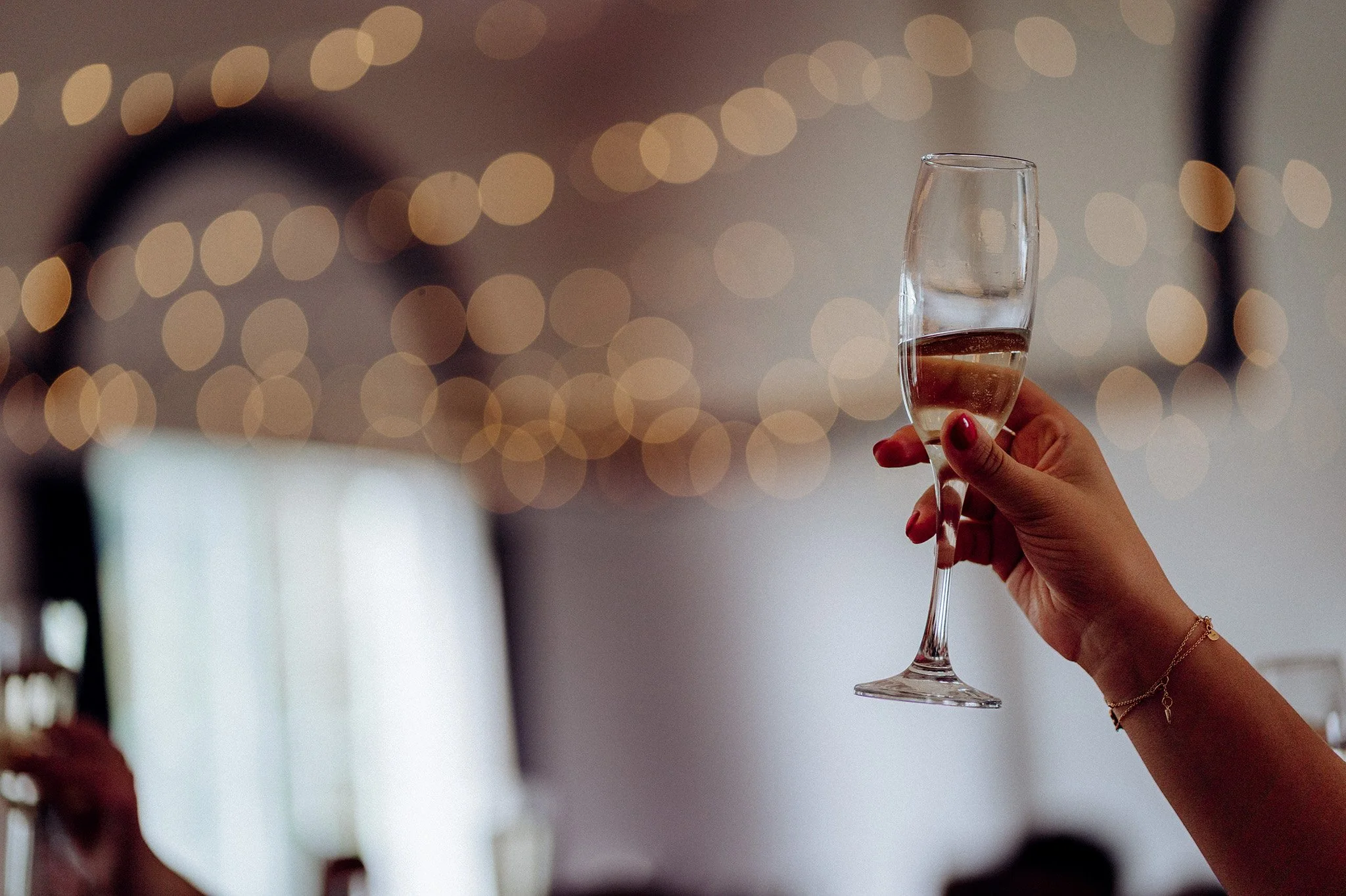 village hall wedding meal and speeches