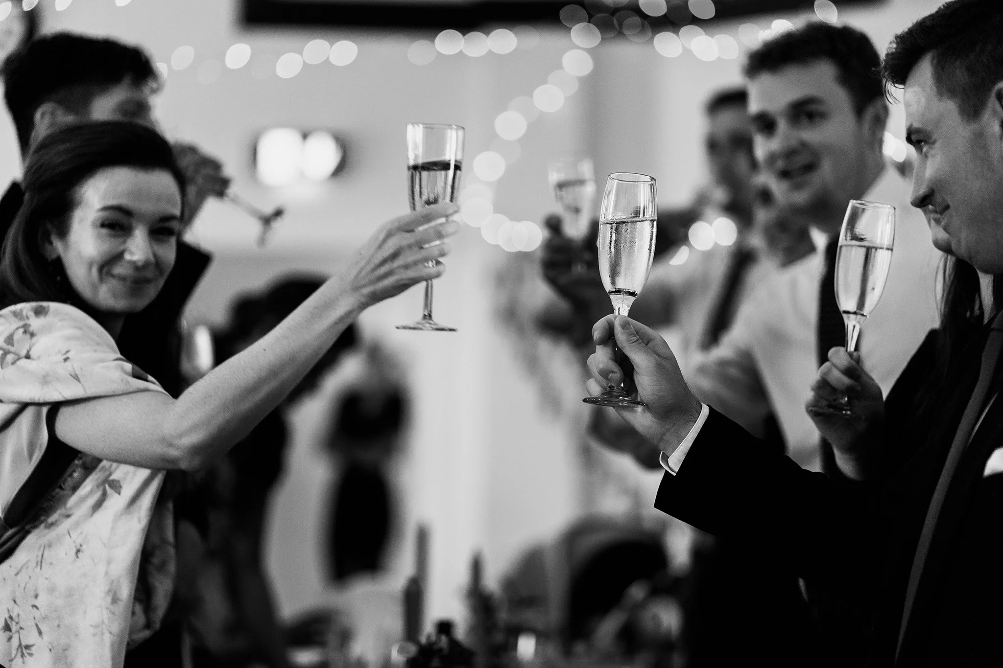 village hall wedding meal and speeches