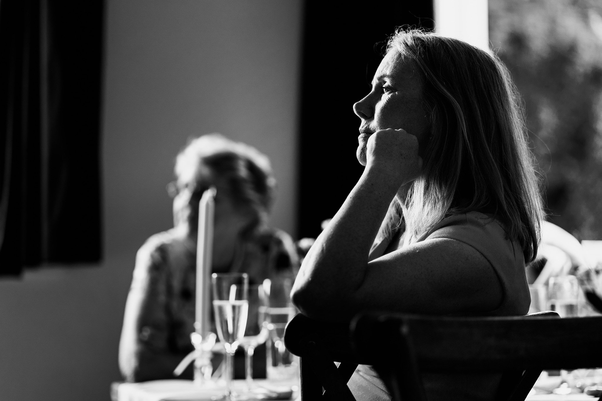 village hall wedding meal and speeches