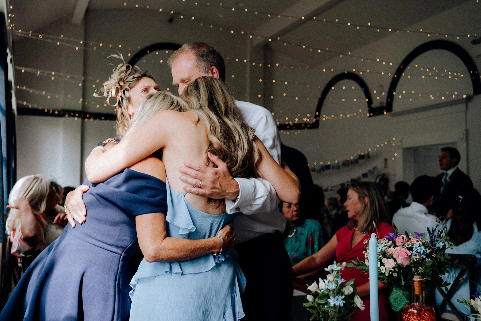village hall wedding meal and speeches