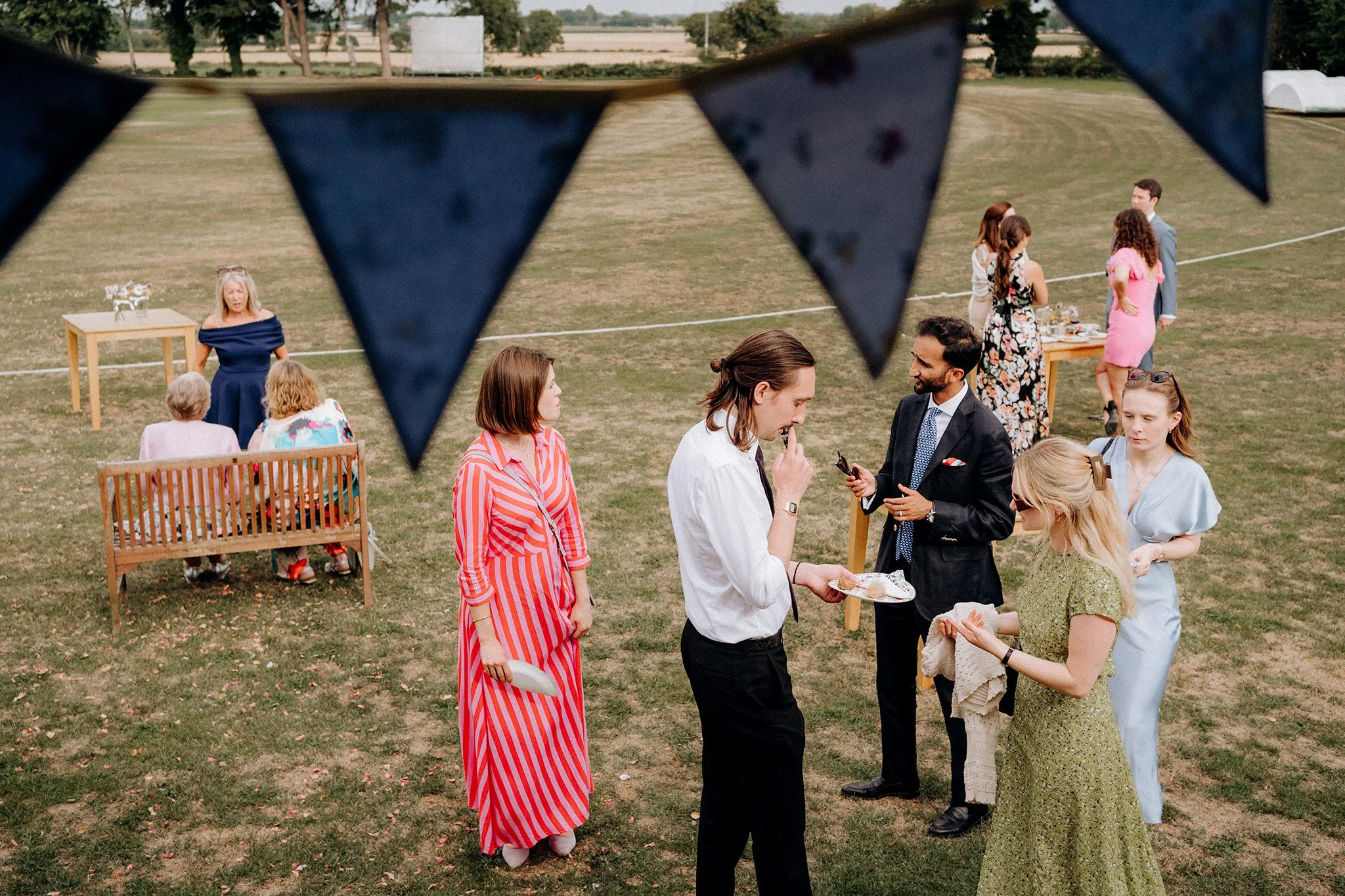 evening reception village hall wedding cheshire