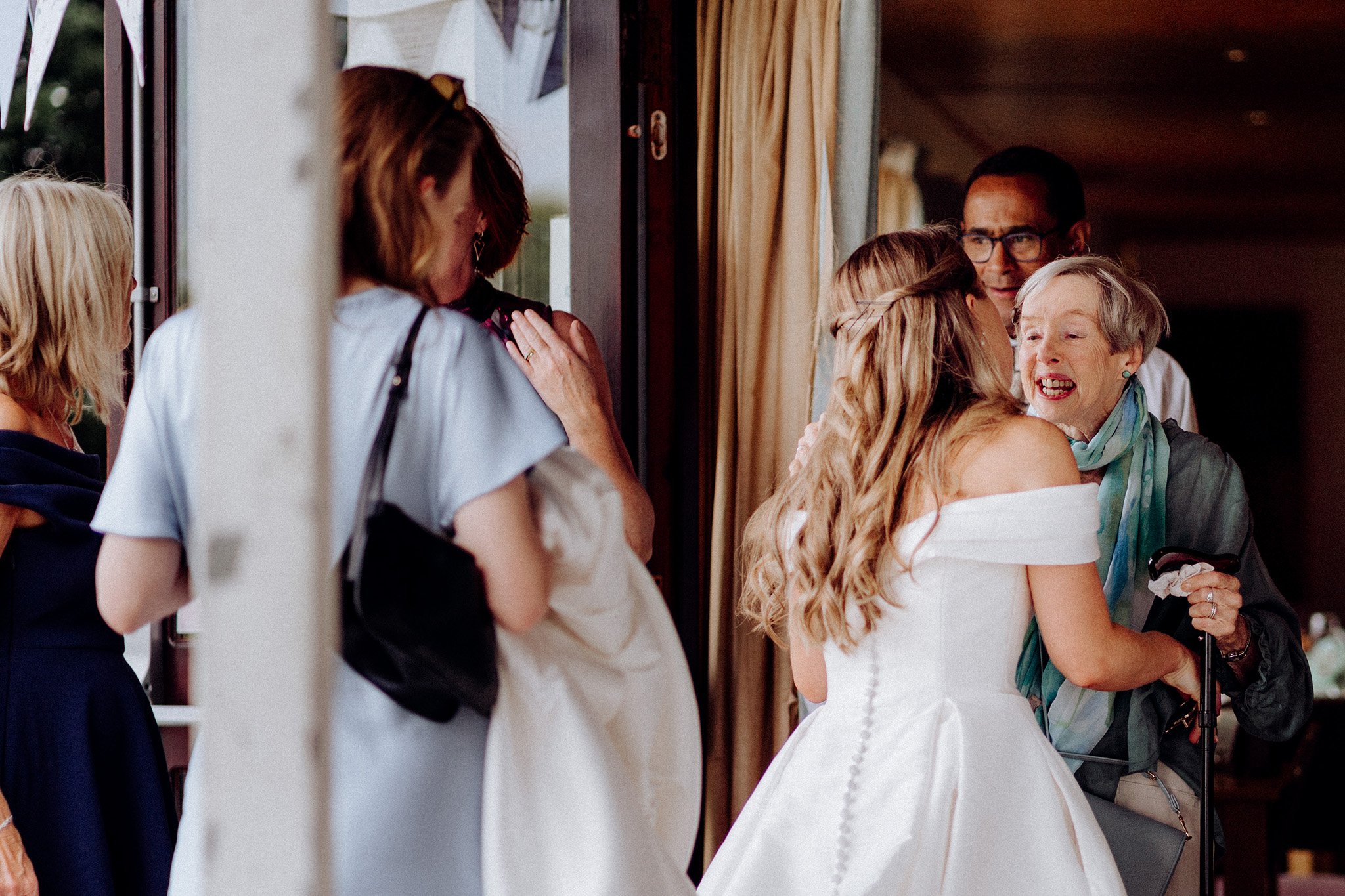 evening reception village hall wedding cheshire