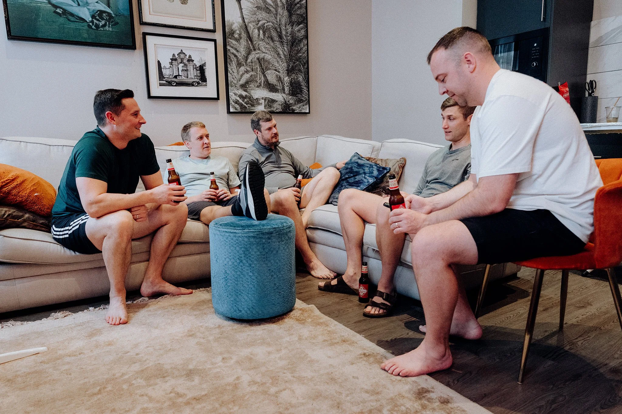 groom wedding prep on duke street liverpool