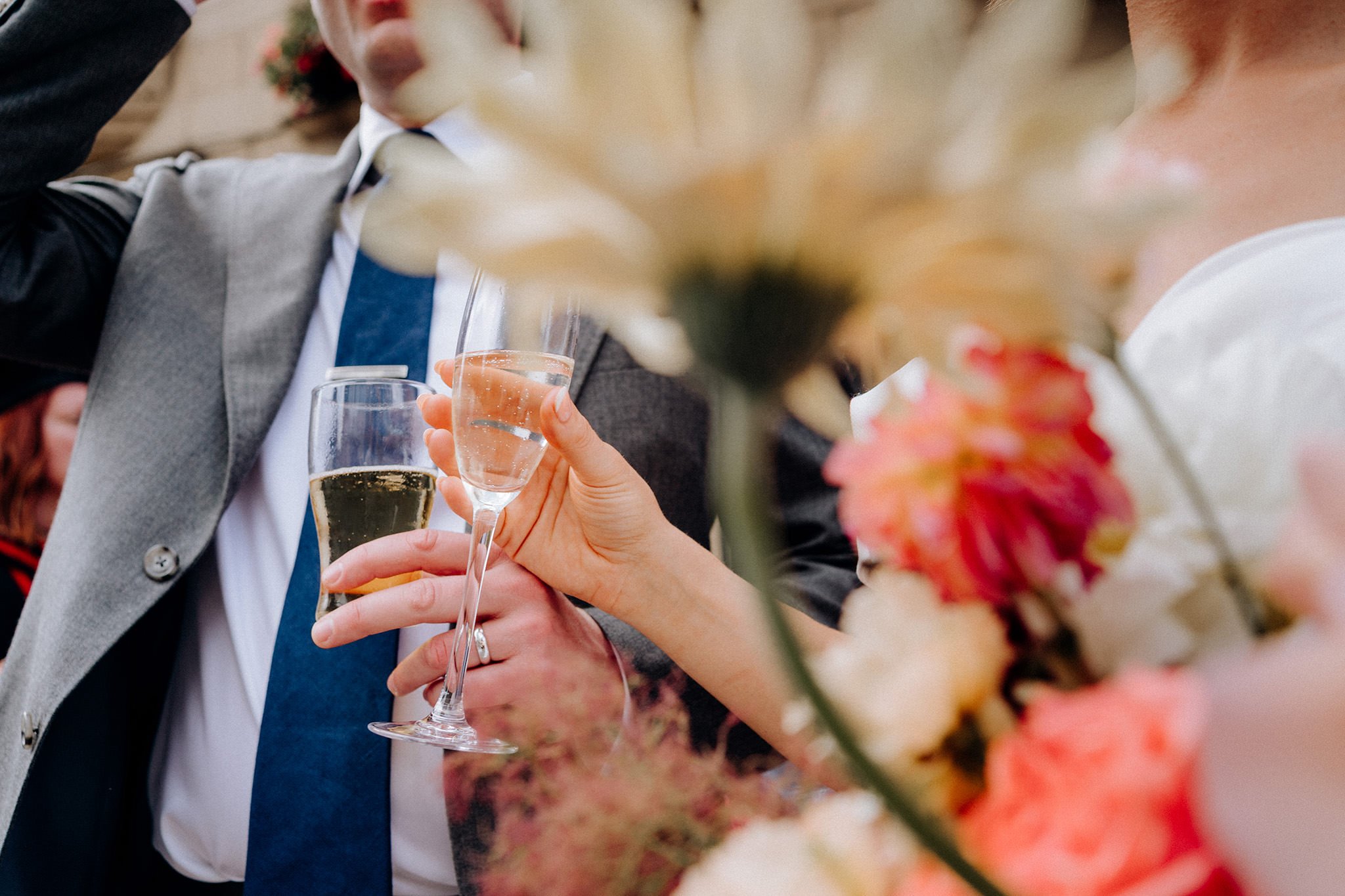 wedding bride and groom on hope street liverpool