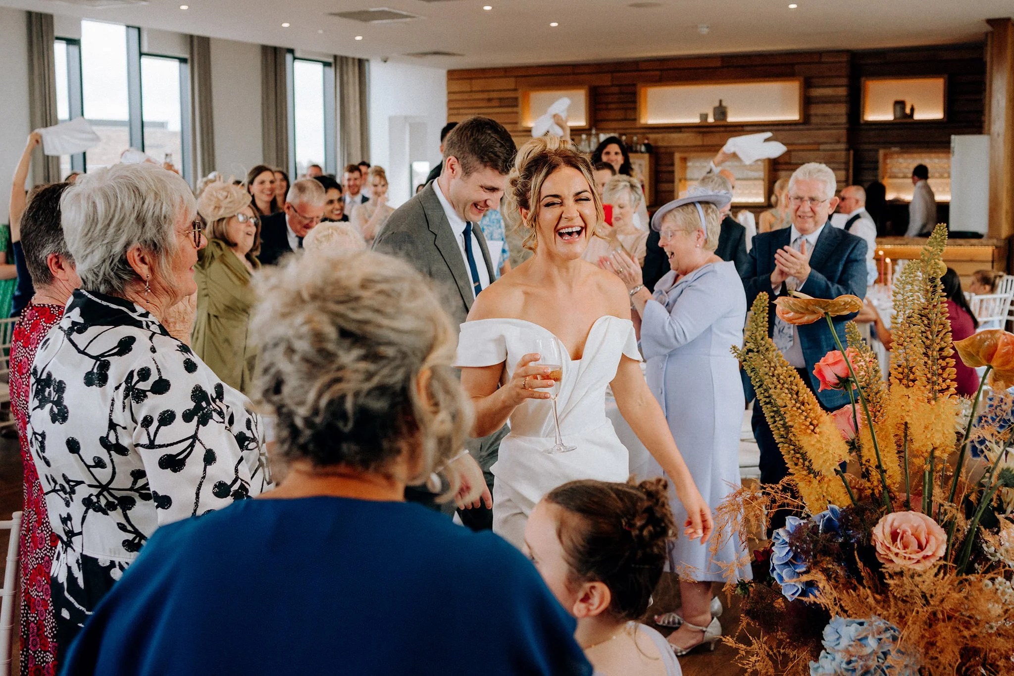 wedding meal at hope street hotel