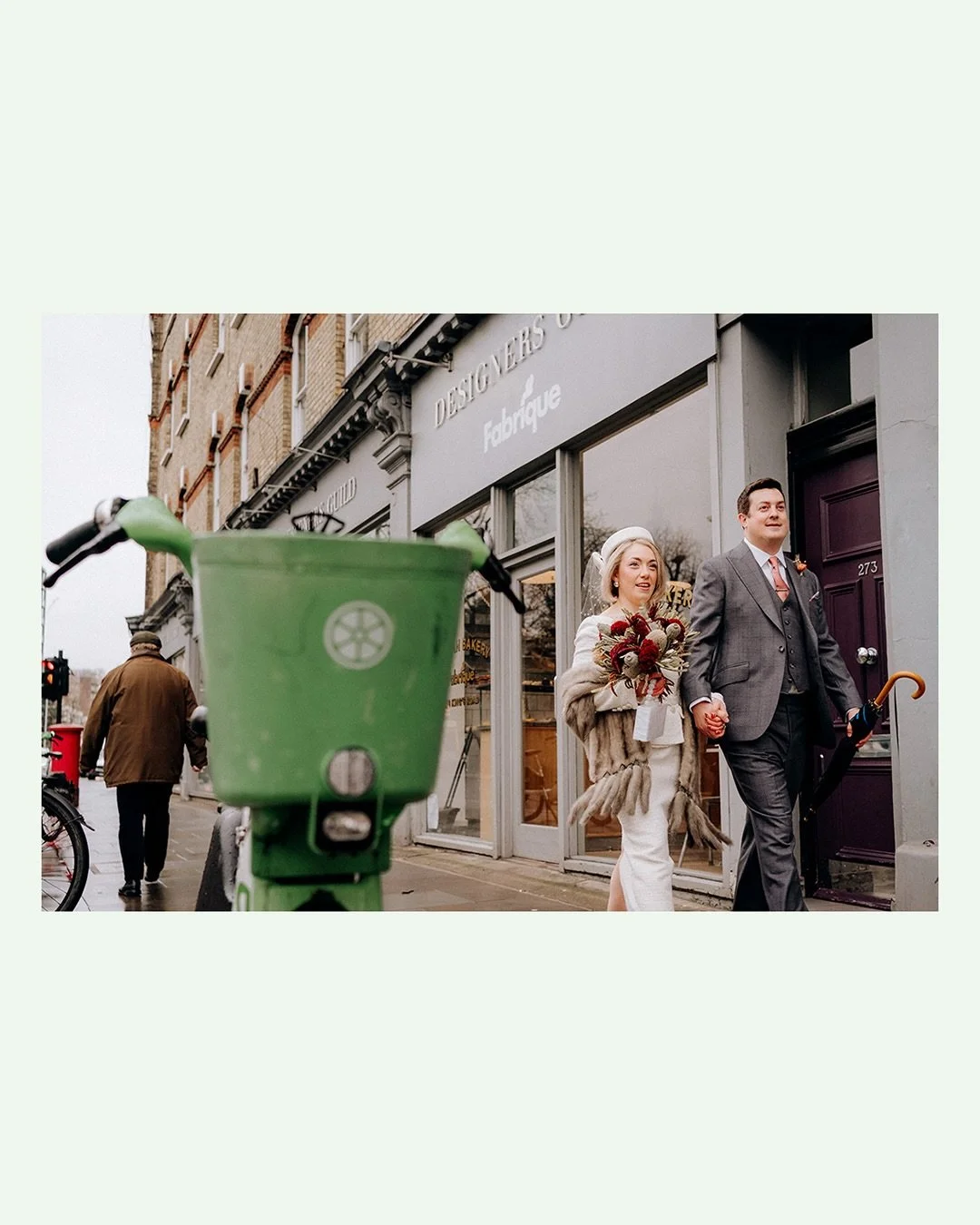 Happy first anniversary Poppy and Robert. This was such a fun and happy couple of days in London last December. After getting ready at @thenomadhotel they were married at @chelseaoldtownhall on the Friday, before dining in their favourite restaurant 