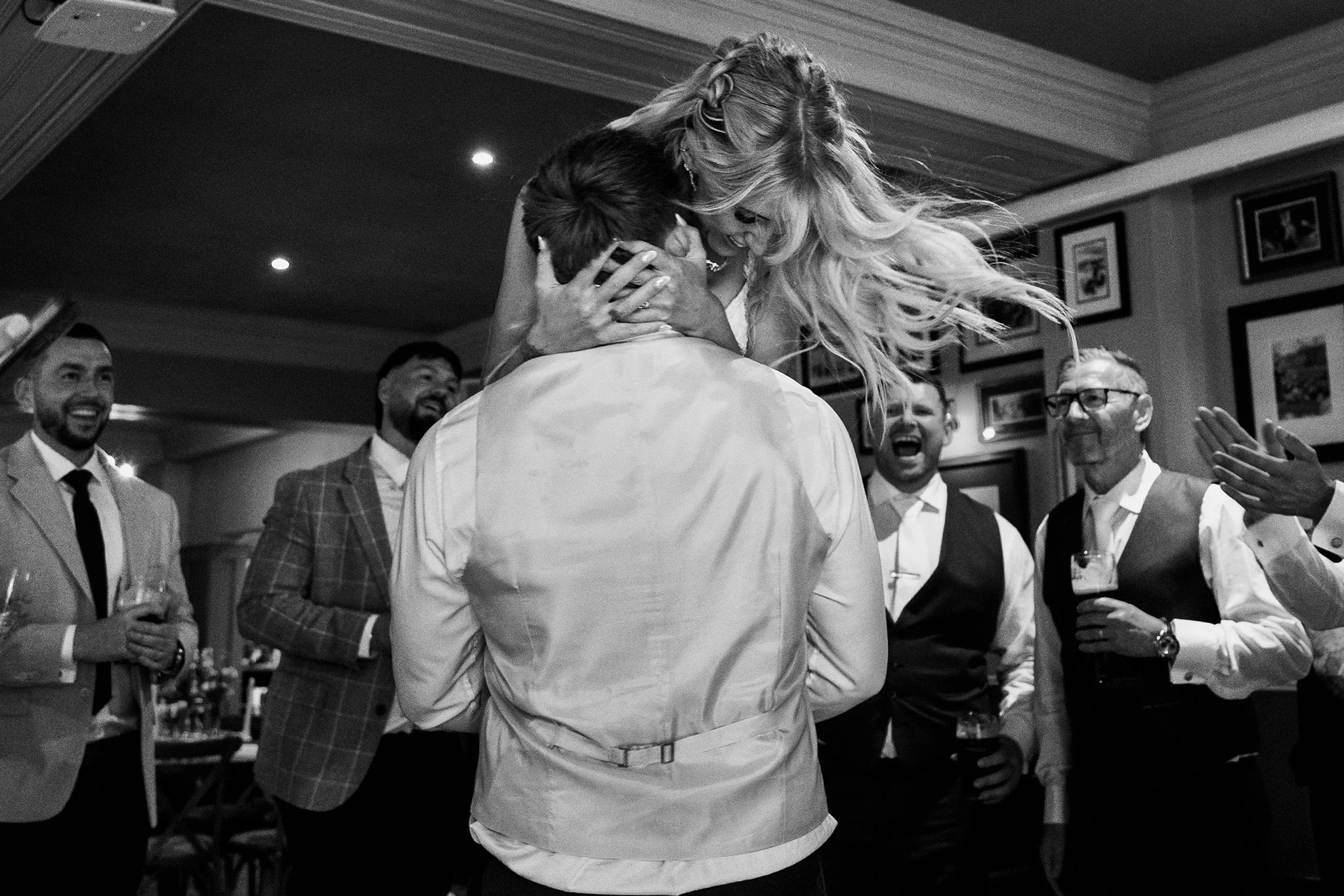 bride dances with her husband