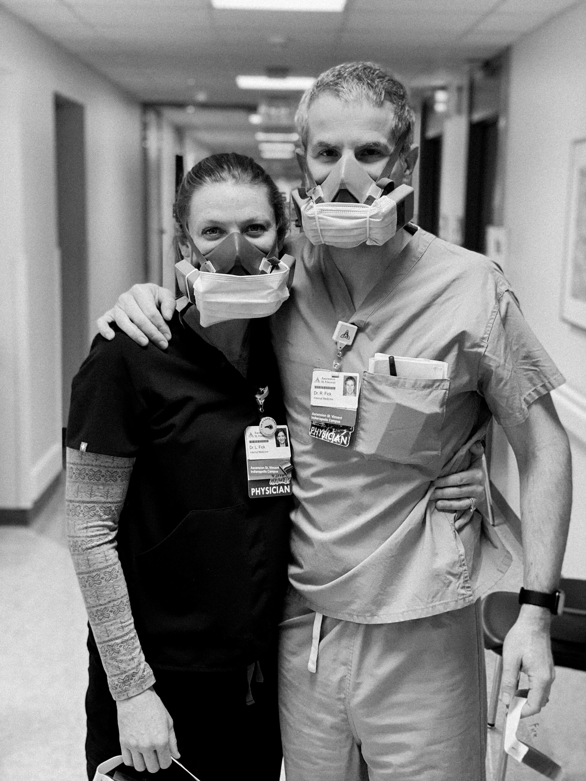 Portrait of Doctors Fick and Fick. December 2020. Photo by K.Palmisano.