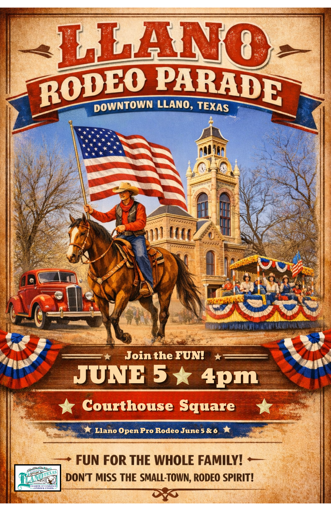 Llano Rodeo Parade — Untitled