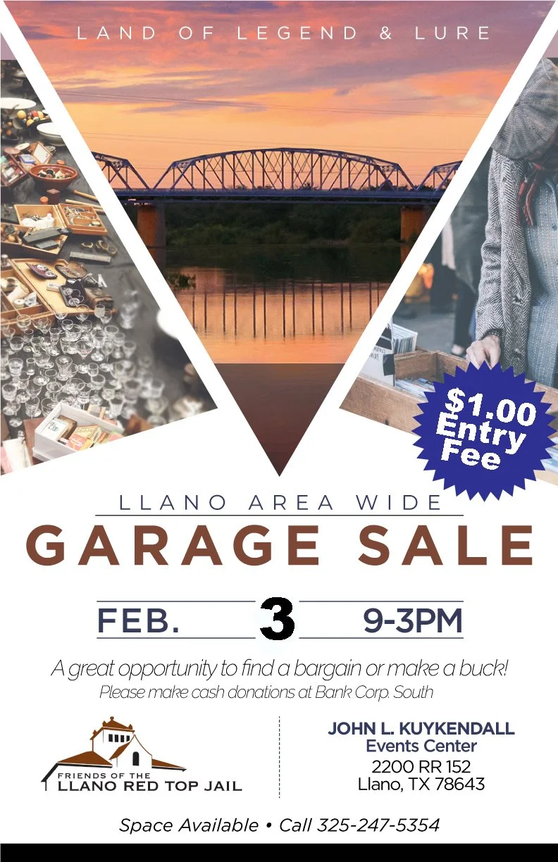 Llano Red Top Jail Garage Sale — Untitled