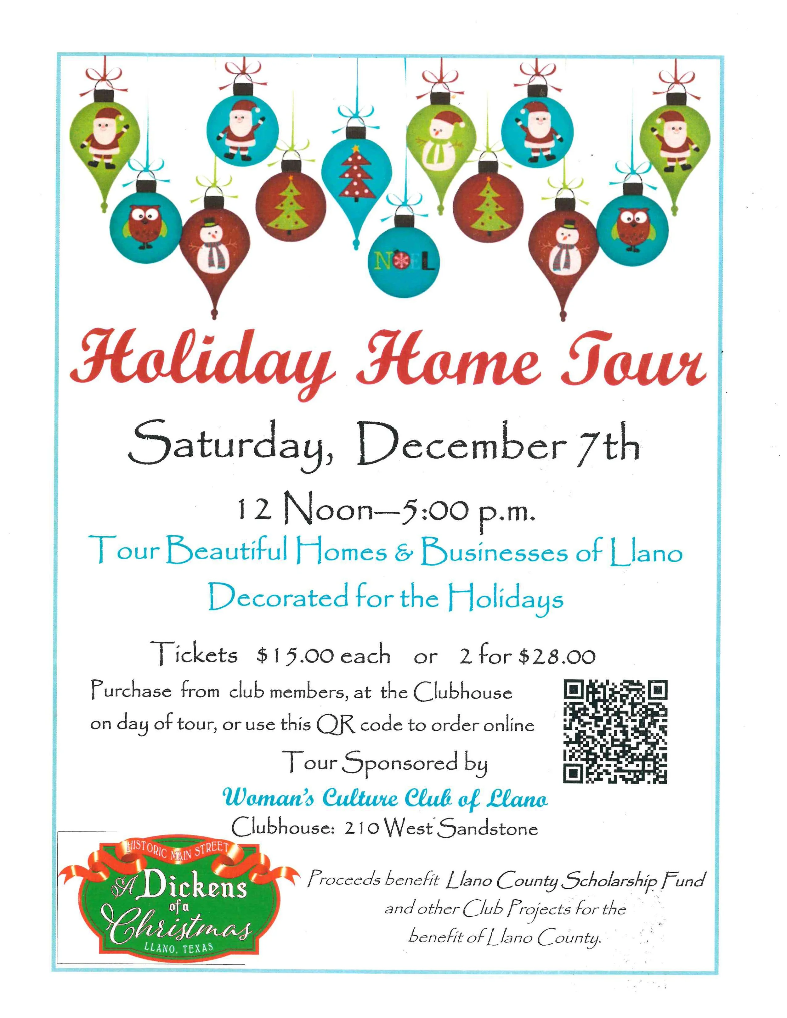 Llano Woman's Culture Club Holiday Home Tour — Untitled