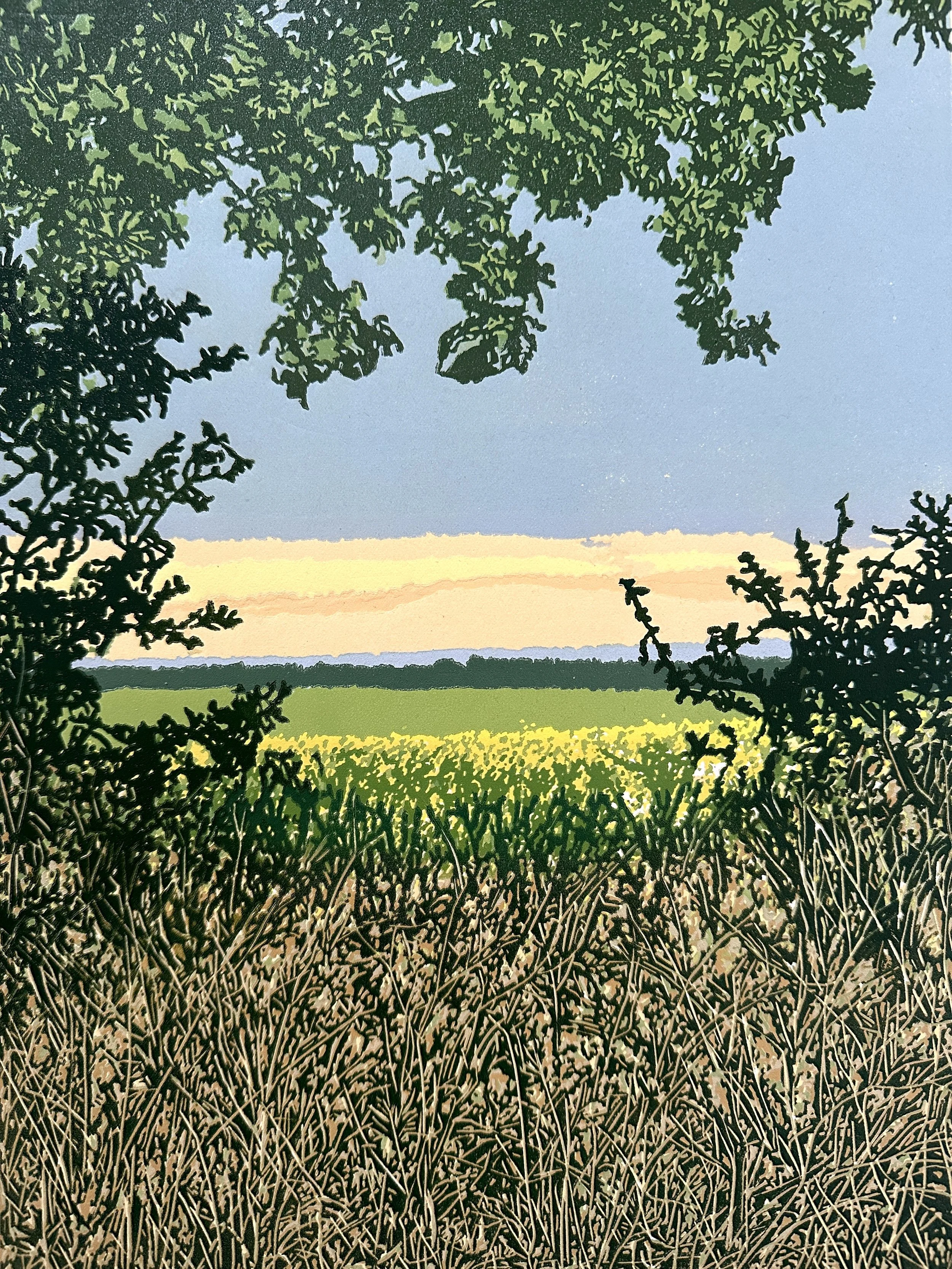 Jennifer Jokhoo Beyond the margin reduction linocut .JPG