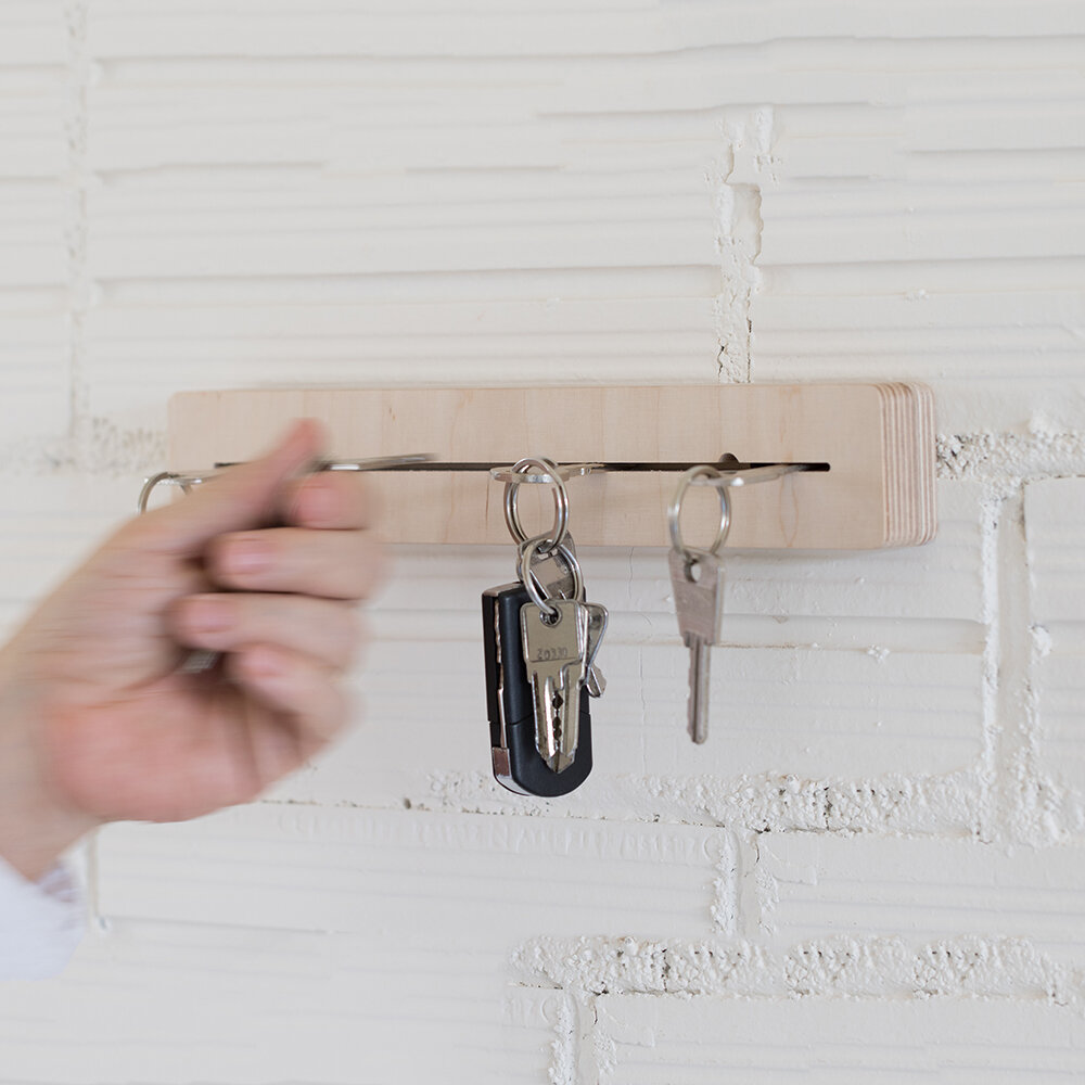 Colgador de llaves , soporte de pared para no perderlas y tenerlas