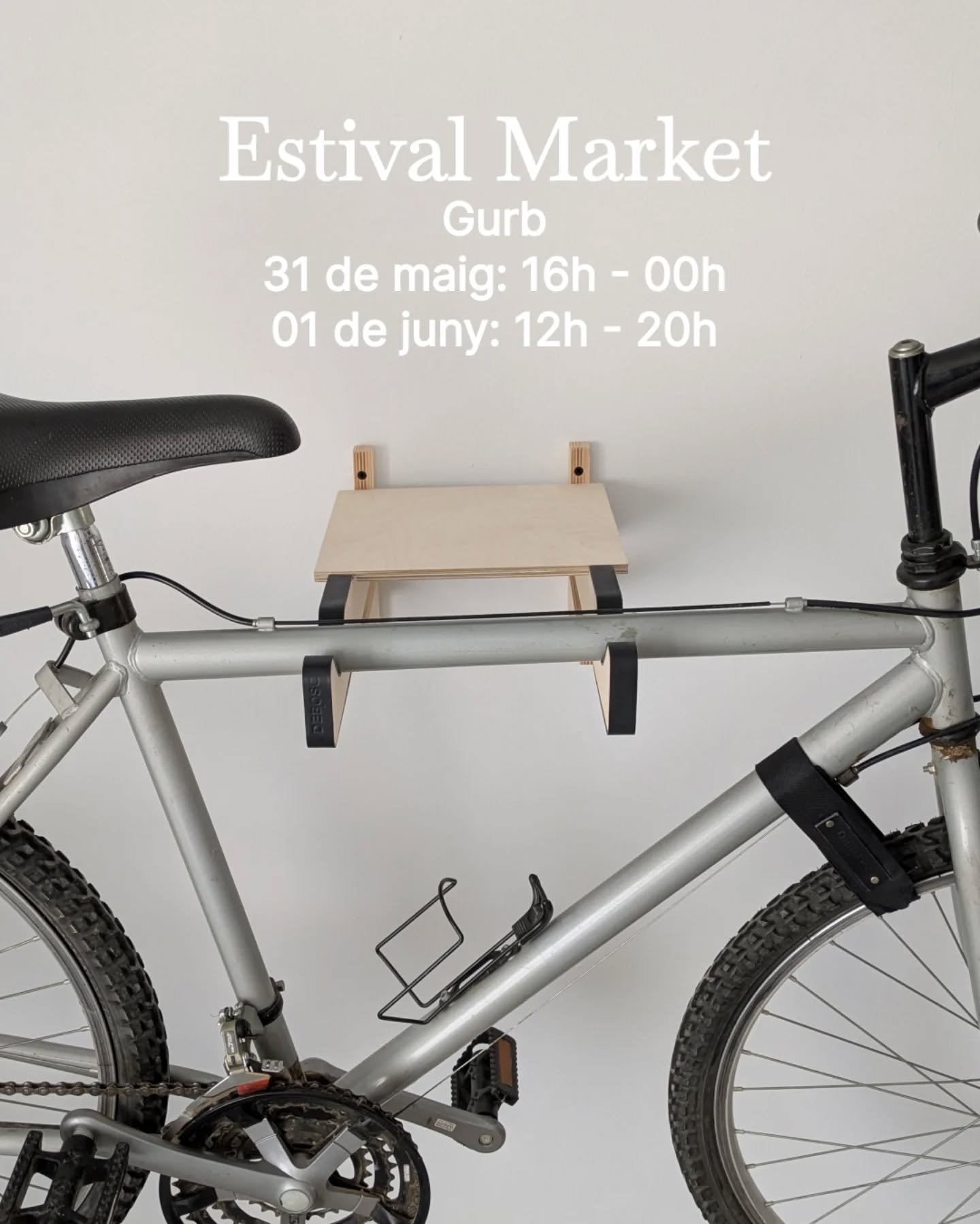 Serem al Estival Market: 
el 31 de maig i 1 de juny de 2025

Dissabte 31/05 de 16 a 00 h
Diumenge 15/12 d&rsquo;12 a 20 h

Ubicaci&oacute;:
Mas l&rsquo;Esperan&ccedil;a, Gurb

_

#Debosc #Fetagirona #Fetacatalunya ##Market #LaVolta woodentray #workfr