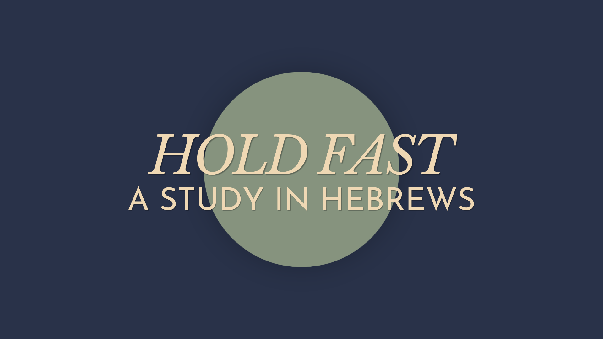Hebrews | Pay Attention