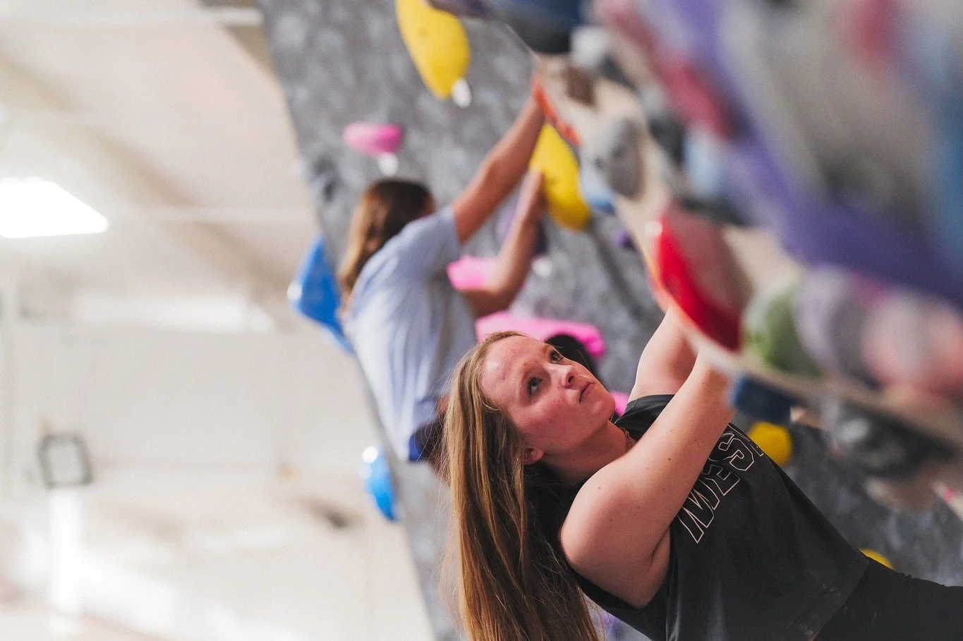 Join us at Grip this week and get on the wall 🧗&zwj;♀️

Adult Bouldering Program
- Monday, Tuesday, Thursday @ 7 PM
- Intro to Bouldering Monday @ 7 PM

Wednesday Events
- College Night @ 6 PM
- Women&rsquo;s Climbing Night @ 6:30 PM
- High School N