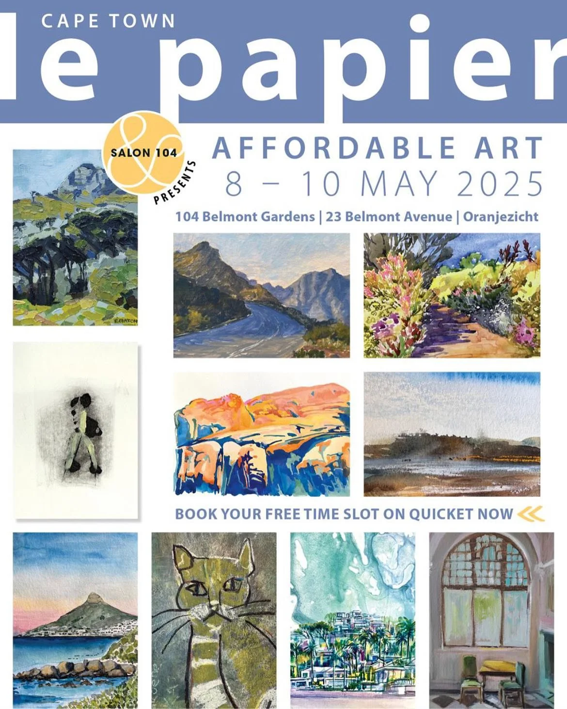 Our 2025 Le Papier exhibition is almost here! Book your free timed entry by going to Quicket (https://www.quicket.co.za/events/312659-le-papier/?ref=events-list#/) and searching for &ldquo;Le Papier&rdquo; - time slots are going fast!

Le Papier is a
