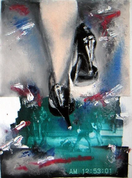 "RODNEY". Techniques mixtes sur papier, 20x30 cm. 2006.
