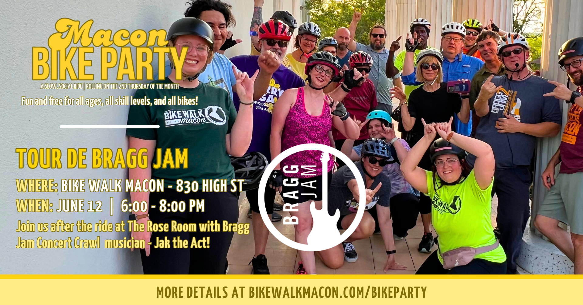 Macon Bike Party: Tour de Bragg Jam
