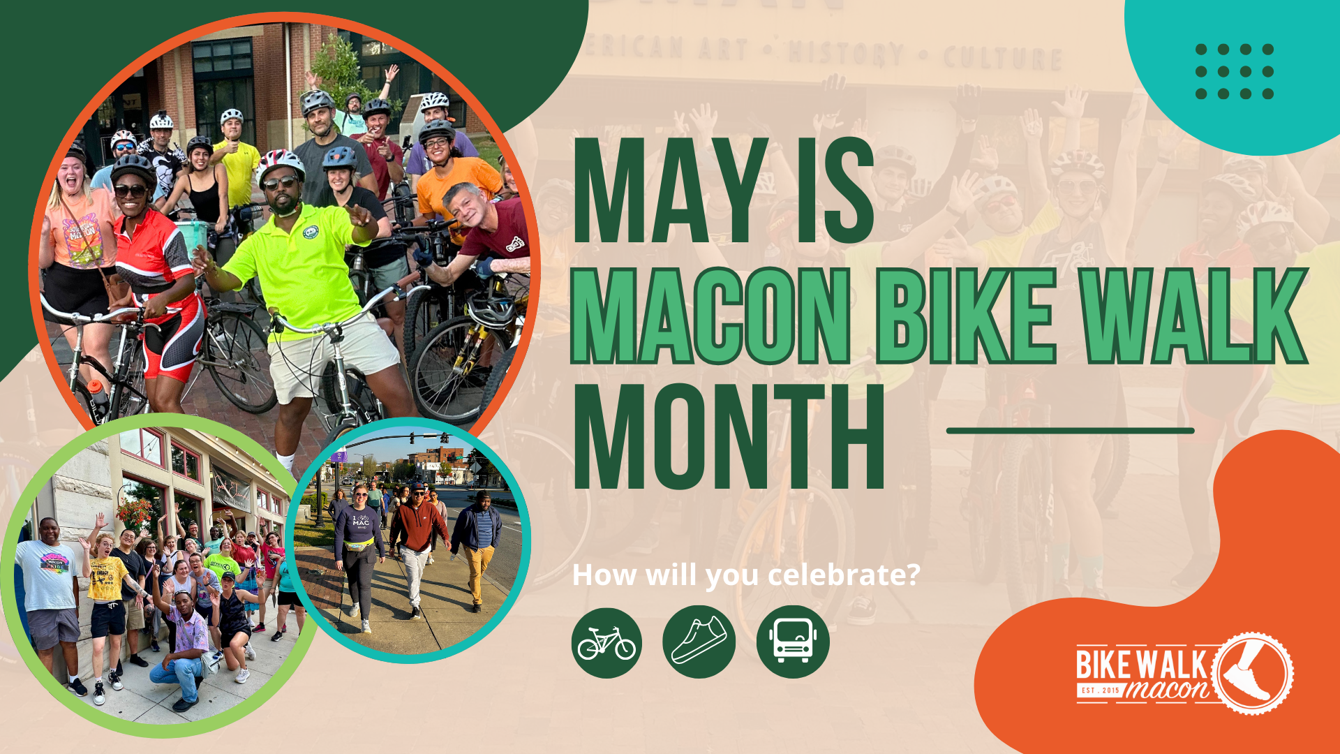 Macon Bike Walk Month is Here - Let’s Roll!