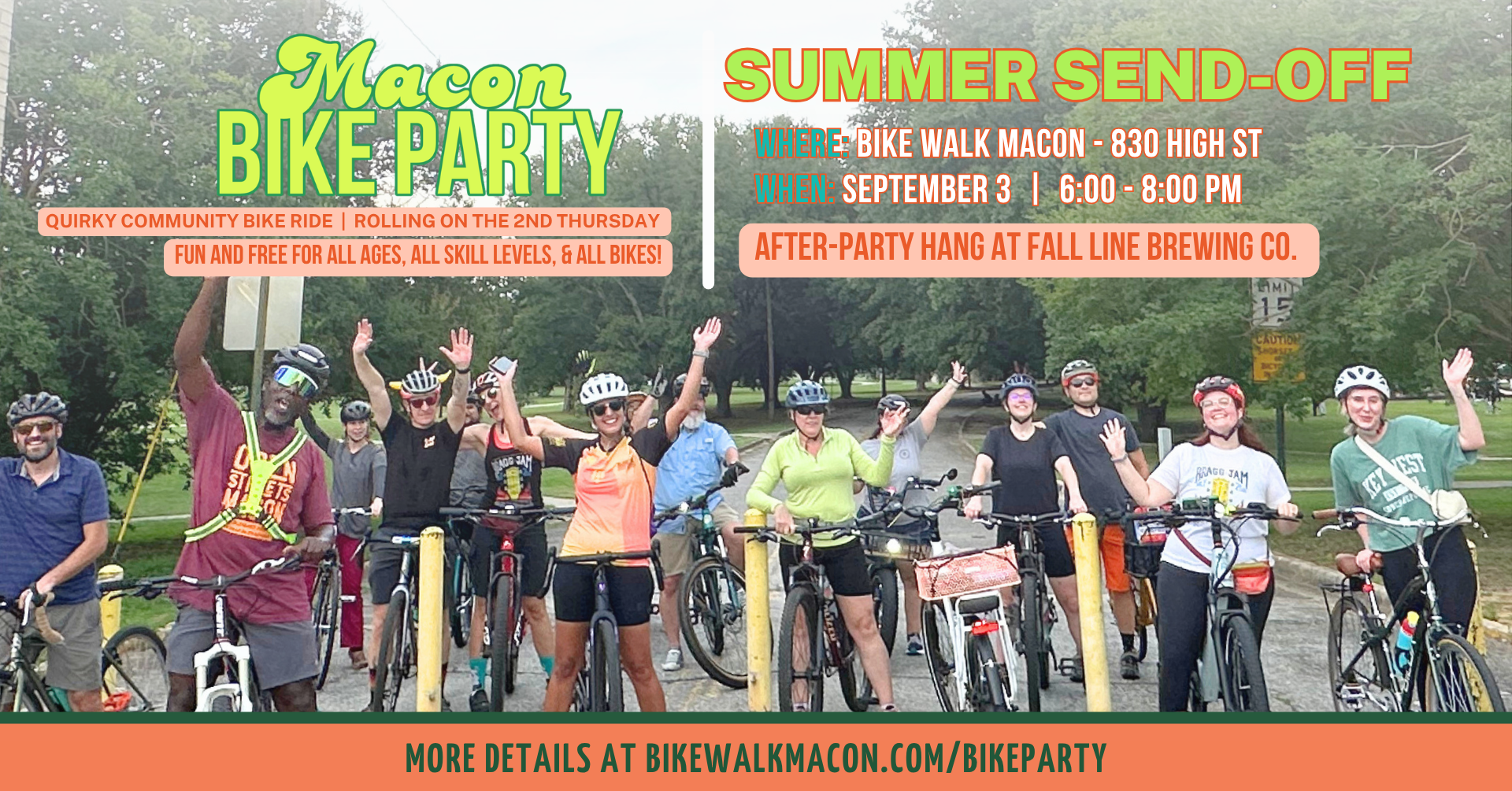 Macon Bike Party: Summer Send-Off