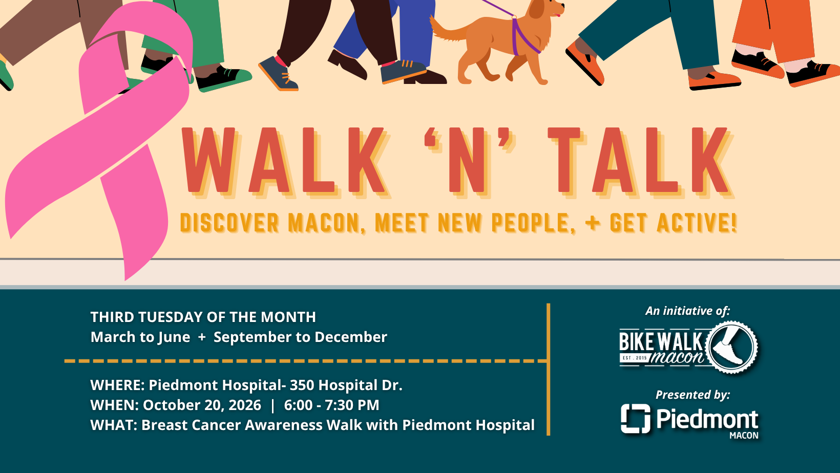 Breast Cancer Awareness Walk with Piedmont Macon