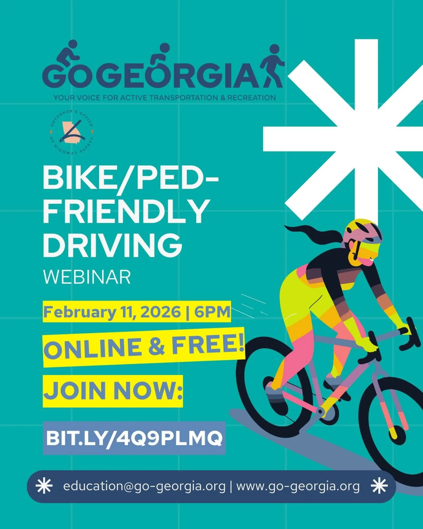 Go Georgia Bike/Pedestrian Friendly Driving Webinar