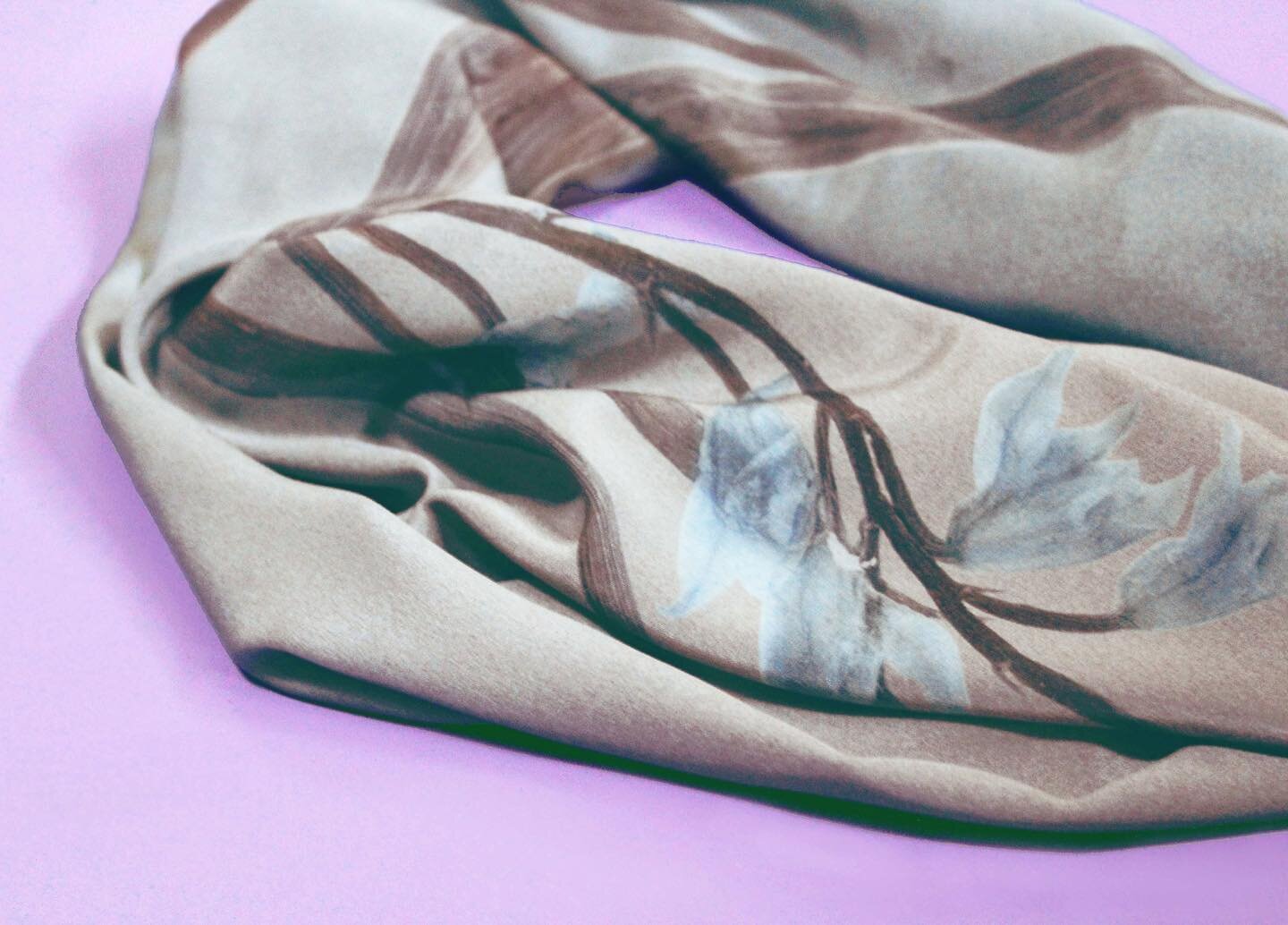 The &ldquo;Wild Orchid&rdquo; silk scarf celebrates the beauty of one of our rarest native orchid species. This Irish orchid is among our most unusual flora and can be found growing wild across the unique landscape of the Burren, Co. Clare. 

The neu