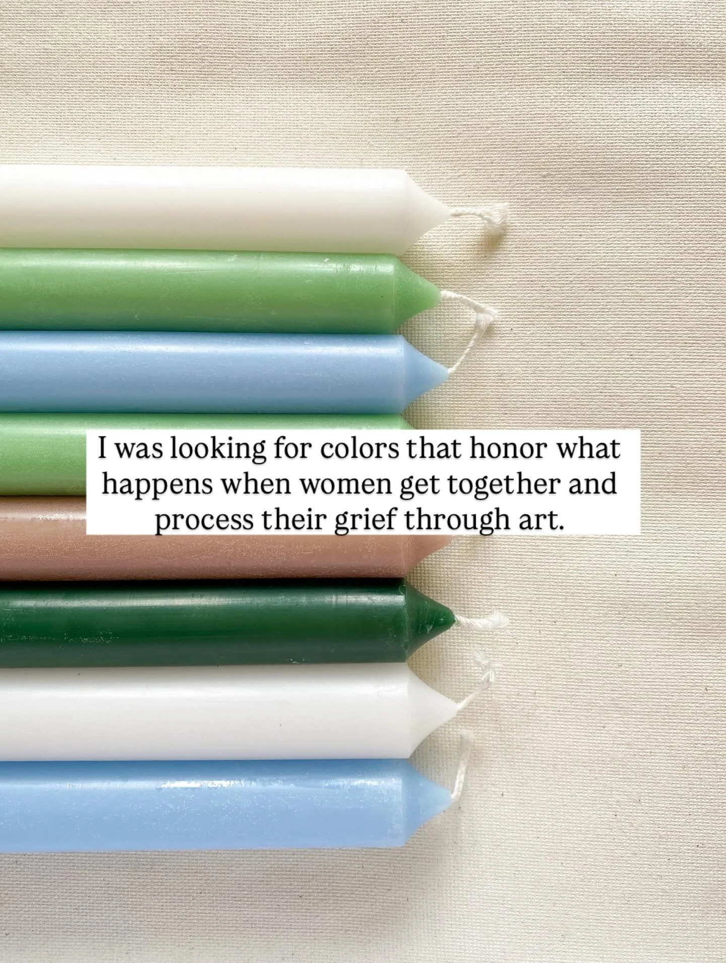 And we will light these candles and hold space together and I seriously can&rsquo;t wait 🤍🎨