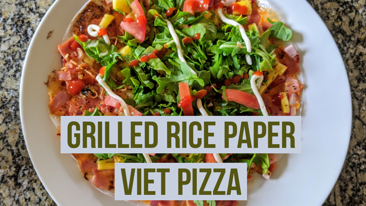 Vietnamese Pizza (Banh Trang Nuong)