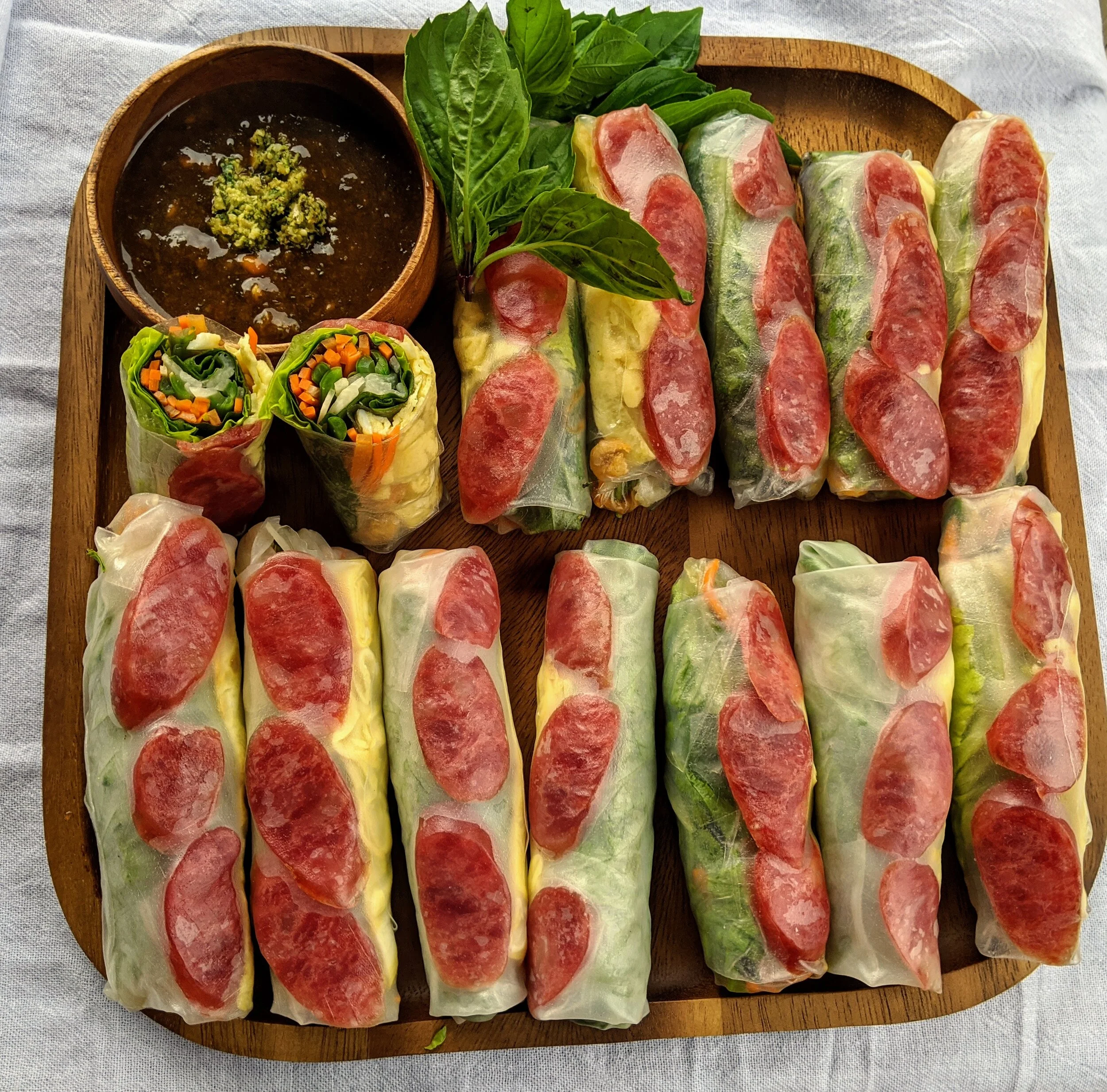 Bo Bia Spring rolls