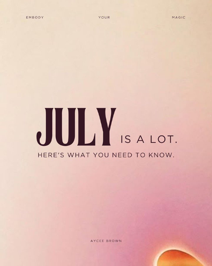 July is coming for your thoughts, your voice, your routines, and your self-image all at the same time. Let me break it down for you.

Uranus enters Gemini (July 7), and suddenly your brain&rsquo;s glitching. You can&rsquo;t focus, can&rsquo;t finish 