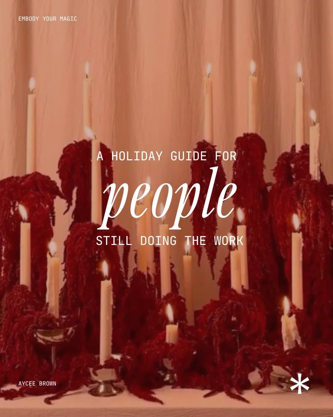 Healing during the holidays is possible. Give yourself grace while you navigate this season.
Save this. Share it with someone who needs it.

And if you need support, book a Me &amp; My Guides session - link in bio.

#innerwork #healingjourney #bounda