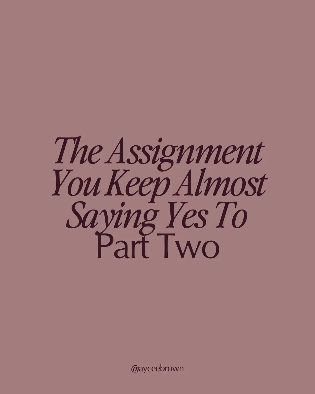 Your soul came here with an assignment, and it wasn't the one you were handed by your family or your culture or the voice in your head that's been telling you to be realistic. It was something older and stranger and more yours than anything you've ev