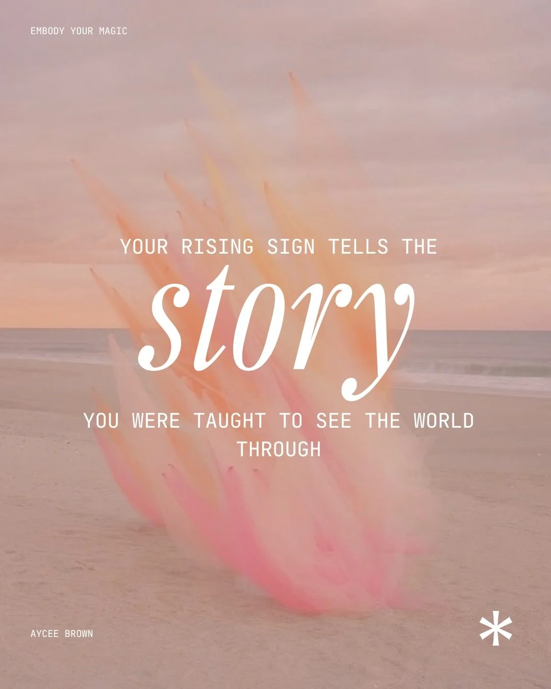 Your rising sign tells the story you were taught to see the world through. Not who you are. Just the lens you didn&rsquo;t realize you were looking through.

If you&rsquo;ve been wondering why you react the way you do, why certain patterns feel so au