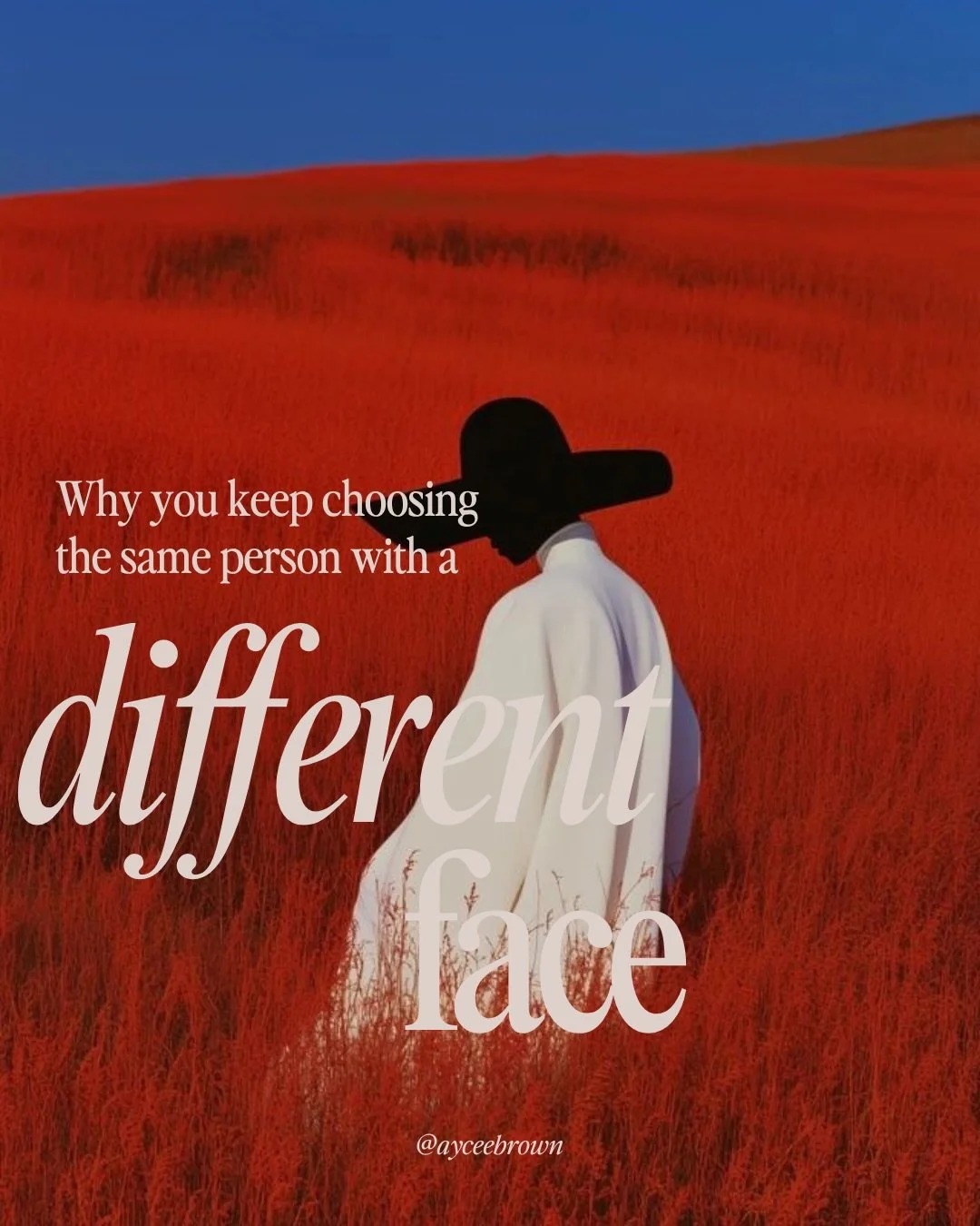 Why you keep choosing the same person with a different face, explained through your Sun, Moon, Venus, Mars, and Saturn. Find all five in the slides.

Also, keep in mind, this is MY theory, channeled through my guides and downloaded years ago. I don&r