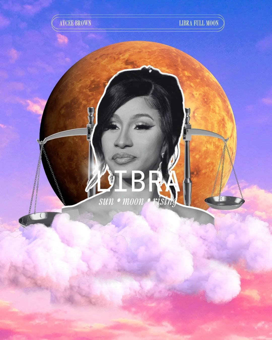 Full Moon in Libra &mdash; April 1st at 7:12 PM PT. This one is about the relationship you have with yourself and how you&rsquo;ve been fusing that with other people. Where you&rsquo;ve been over-giving. Where you&rsquo;re not receiving. Not to blow 