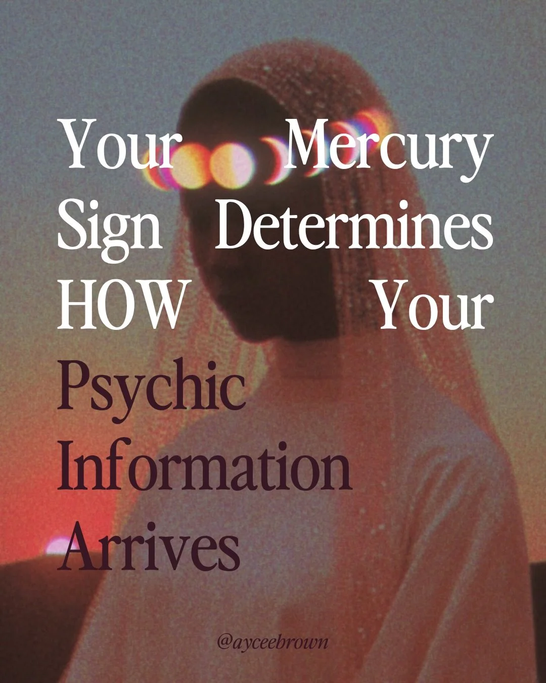 You&rsquo;ve been trying to develop a psychic gift through a channel that was never yours.

Sitting in meditations waiting for visions that were never going to come because your information doesn&rsquo;t arrive that way it arrives as a blurt, or a bo