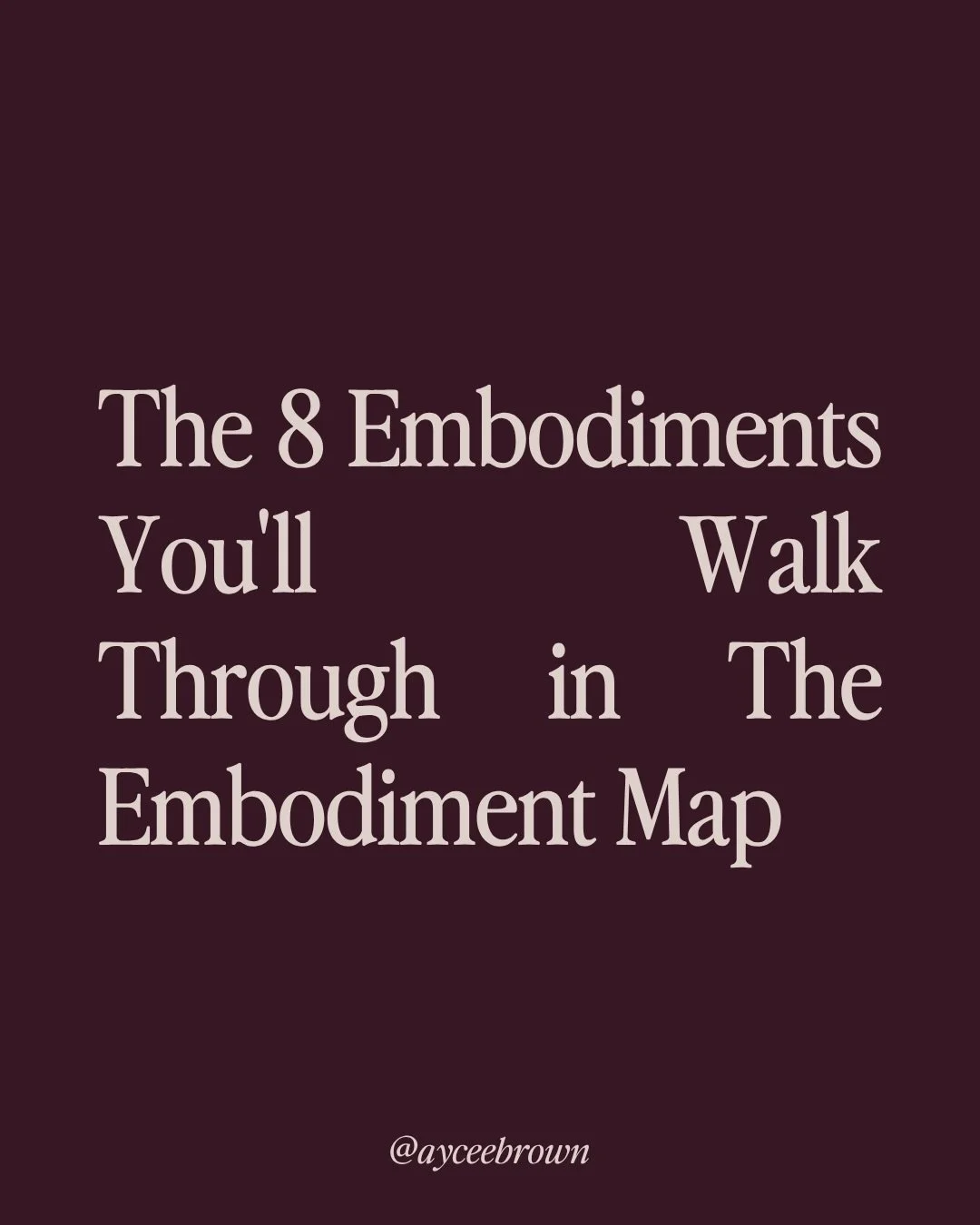 Today is the last day to enroll in The Embodiment Map. The door closes tonight and I&rsquo;m not extending it.

I wanted to show you exactly what you&rsquo;ll walk through inside this container because I don&rsquo;t want you making this decision base