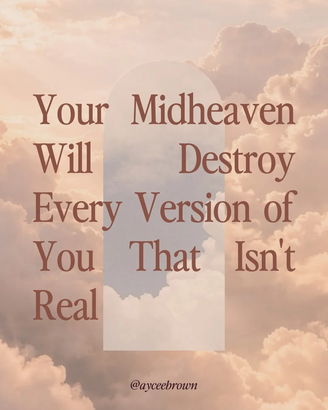 Your midheaven is not gentle. It&rsquo;s patient, and it will wait years while you build the wrong life, but it&rsquo;s not gentle, and what it&rsquo;s doing while it waits is slowly dismantling every version of you that isn&rsquo;t actually true.

T