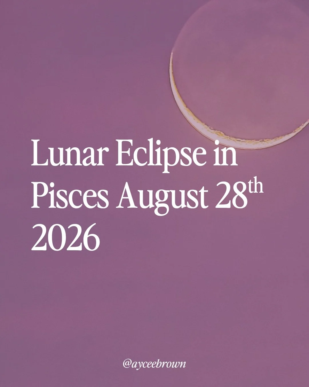 The 28th is the last partial Pisces eclipse of this run. One more comes in February, and that one&rsquo;s in Virgo, so this is where the underwater part ends.

And you know what I mean by underwater. Two years of nothing being solid, where you couldn