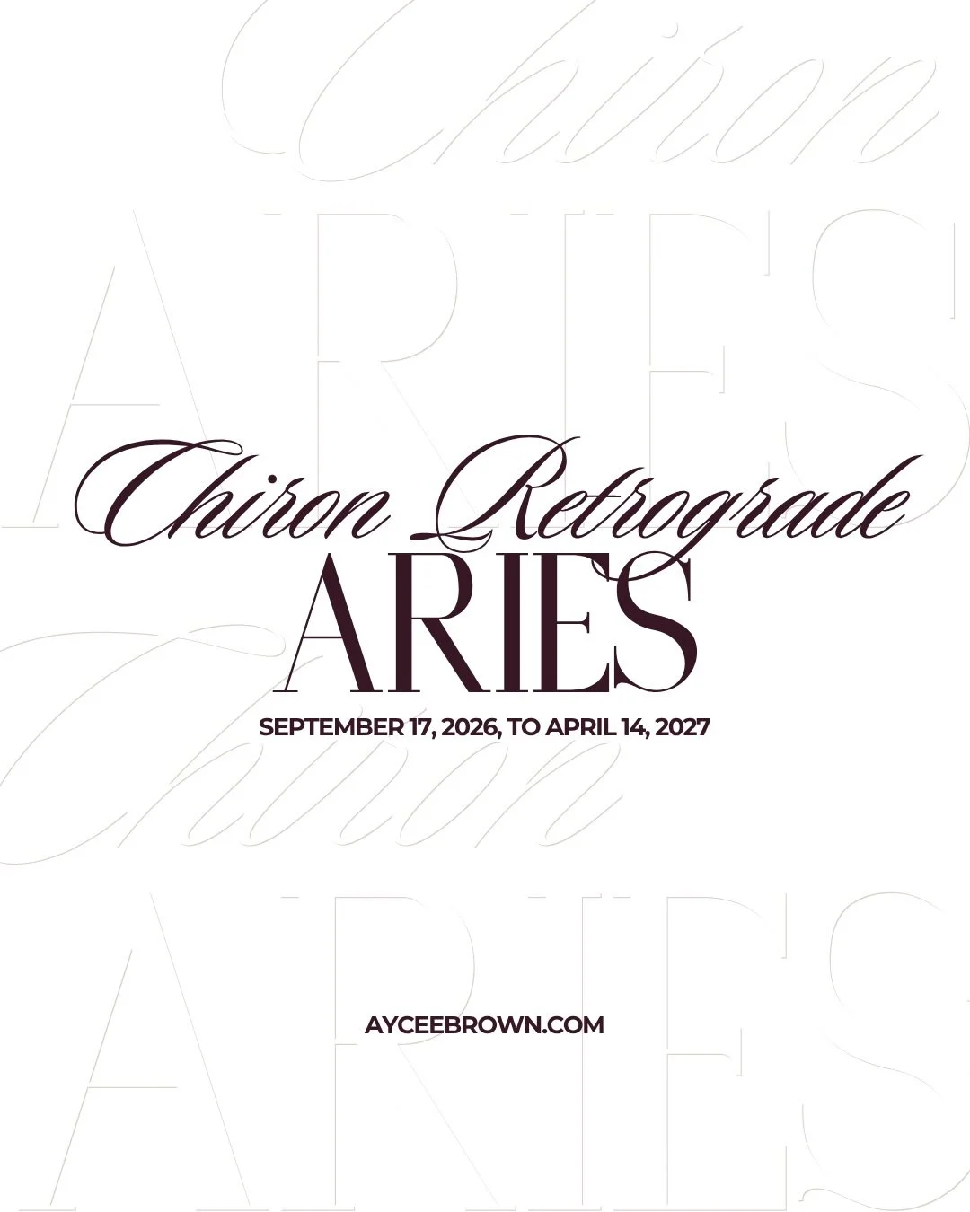 Tomorrow, September 17th, Chiron goes back into Aries, and it&rsquo;s retrograde. It turns direct on January 6th and stays in Aries until April 14th, and the whole time it&rsquo;s going to be tapping you on your shoulder, asking about that risk you s