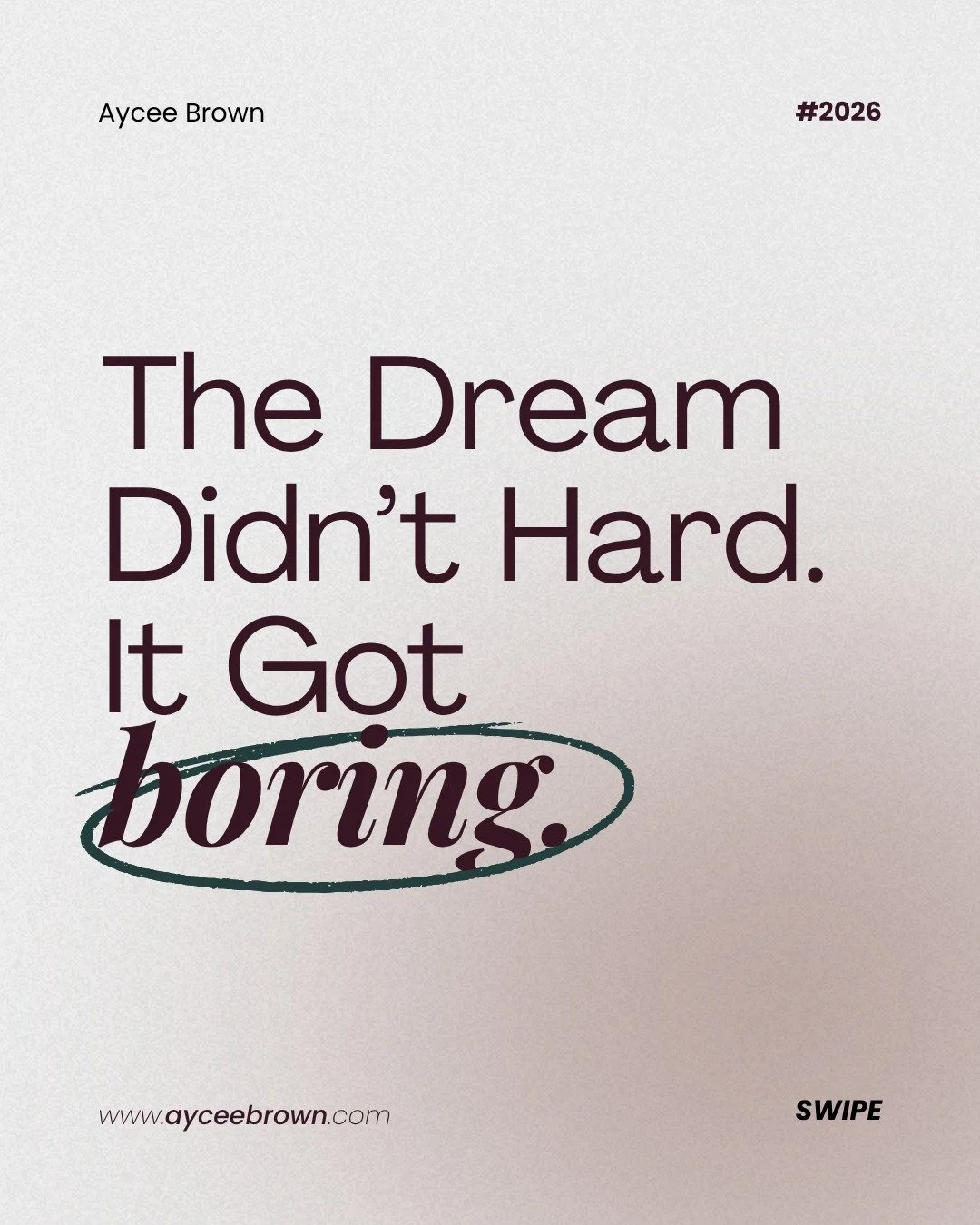 A lot of people do not leave because the dream became impossible. They leave when the dream starts looking ordinary. The exciting part ends, and now there is repetition. Waiting. Maintenance. Doing it again when nobody is clapping and nothing dramati