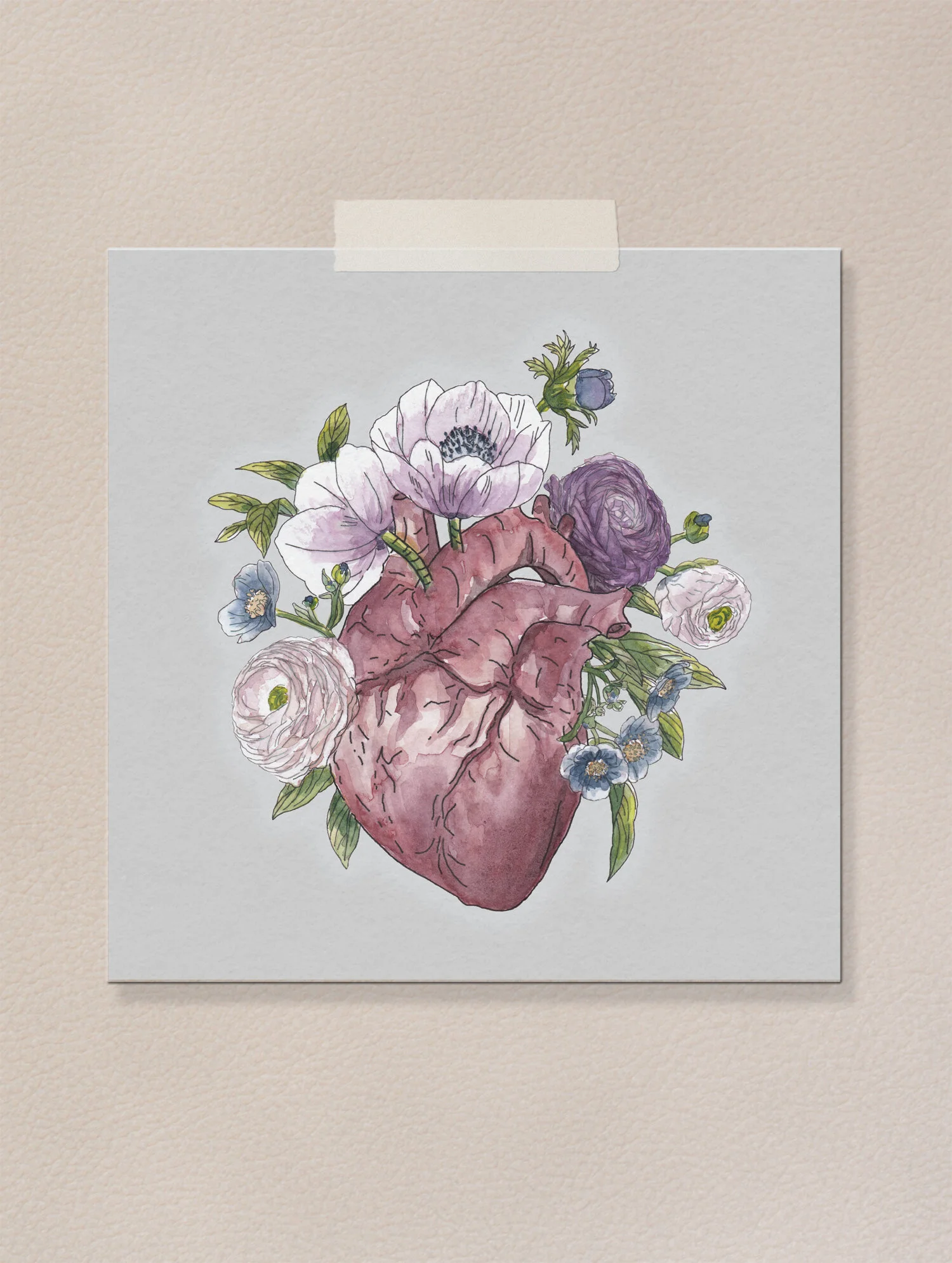 Blooming Heart Art