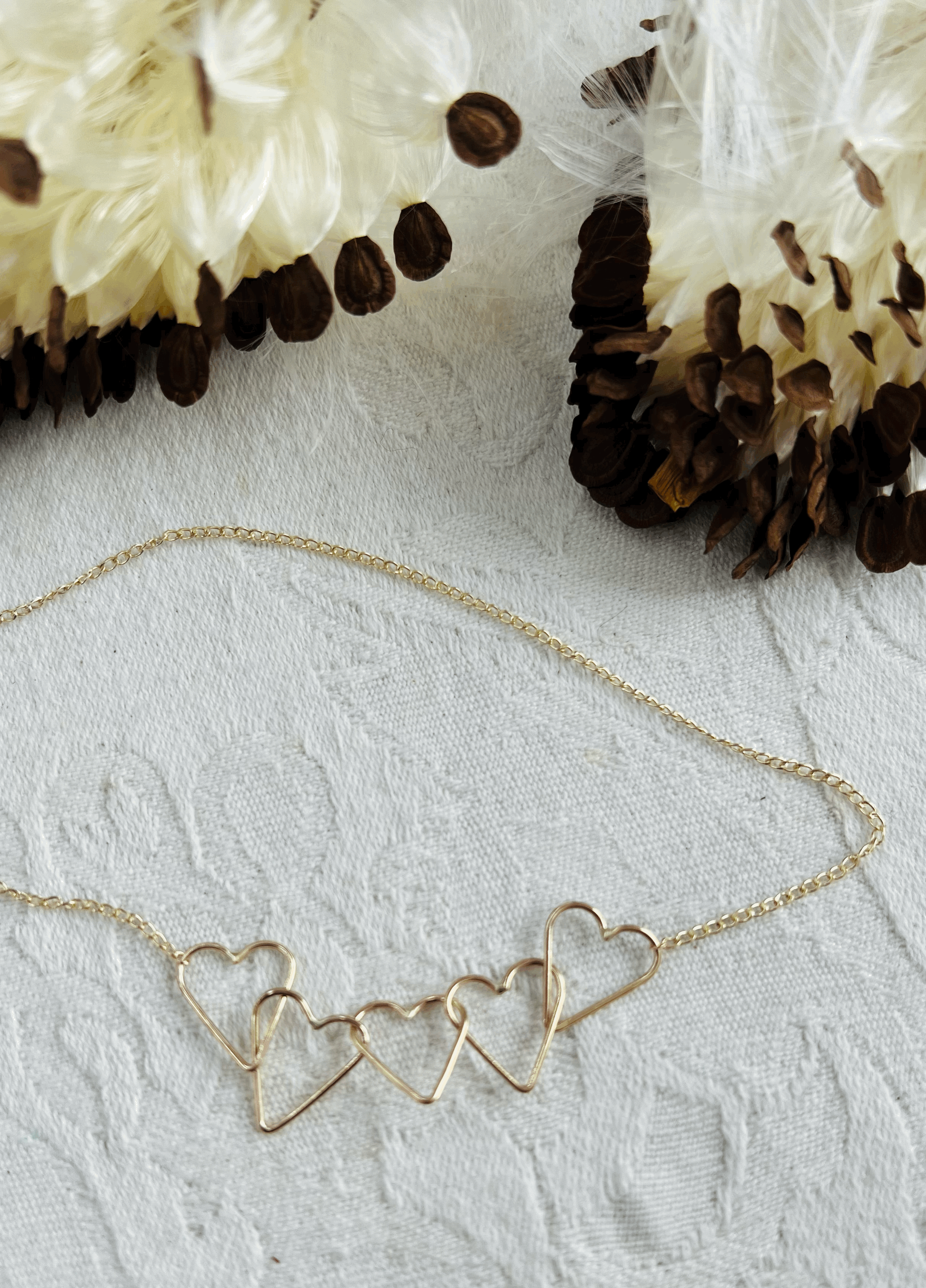 Five Hearts Necklace