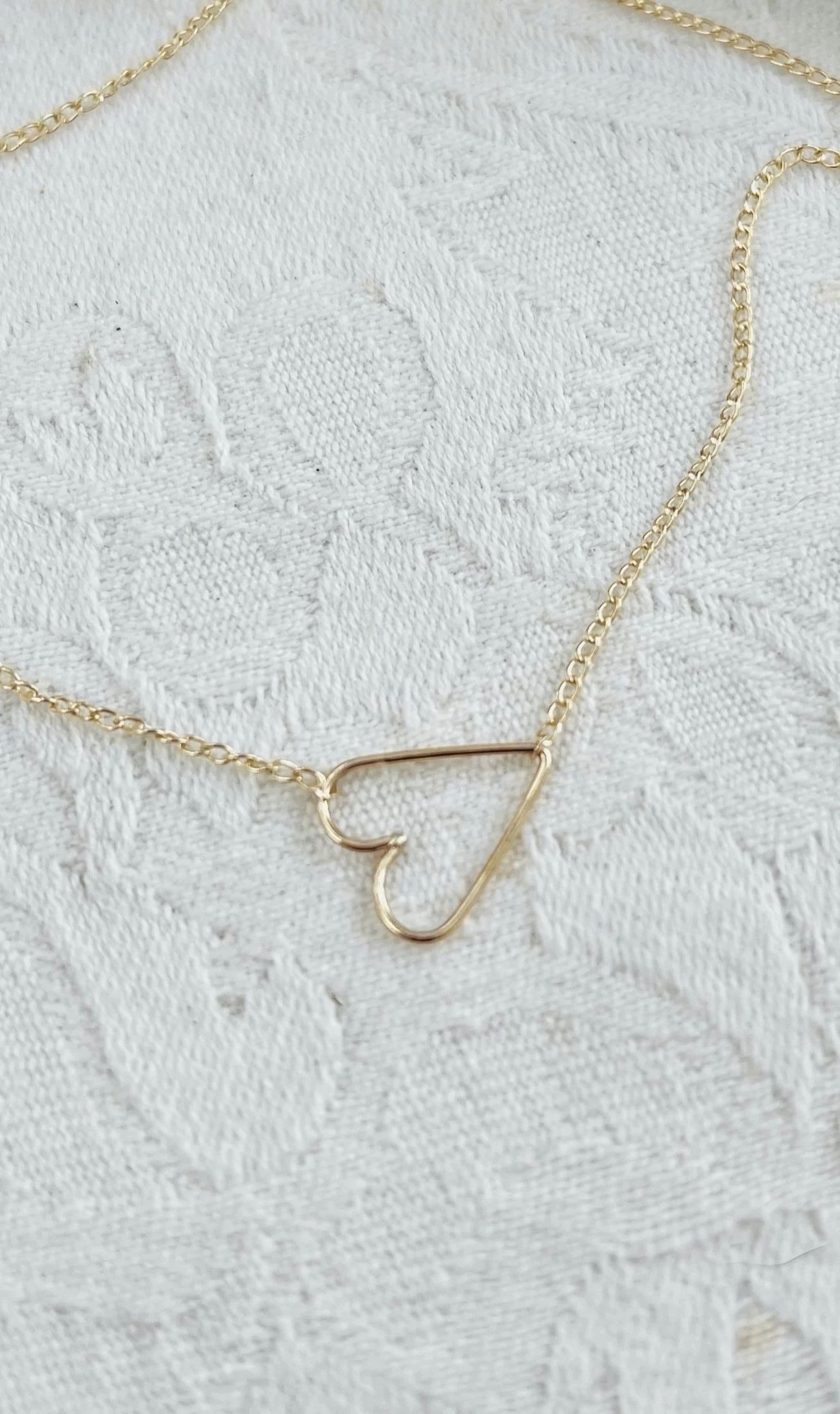 Floating Heart Necklace
