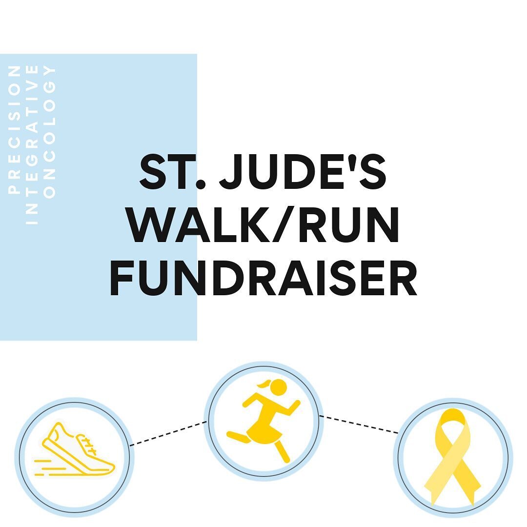 Giving back to the community and bringing awareness to cancer care is very important to us here at Precision Integrative Oncology 😊
&nbsp;
Dr. Sharaf is participating in St. Jude&rsquo;s Virtual Walk/Run to raise money for children with cancer on Se