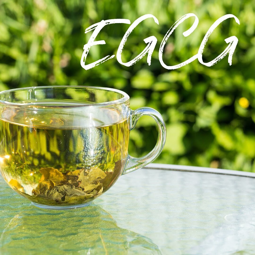 Epigallocatechin-3 gallate, also known as EGCG, is a polyphenol found in green tea. 
EGCG is a powerful antioxidant, to put it into context it is 200x more powerful than vitamin E! 🤯
There are many health benefits to taking EGCG which is especially 