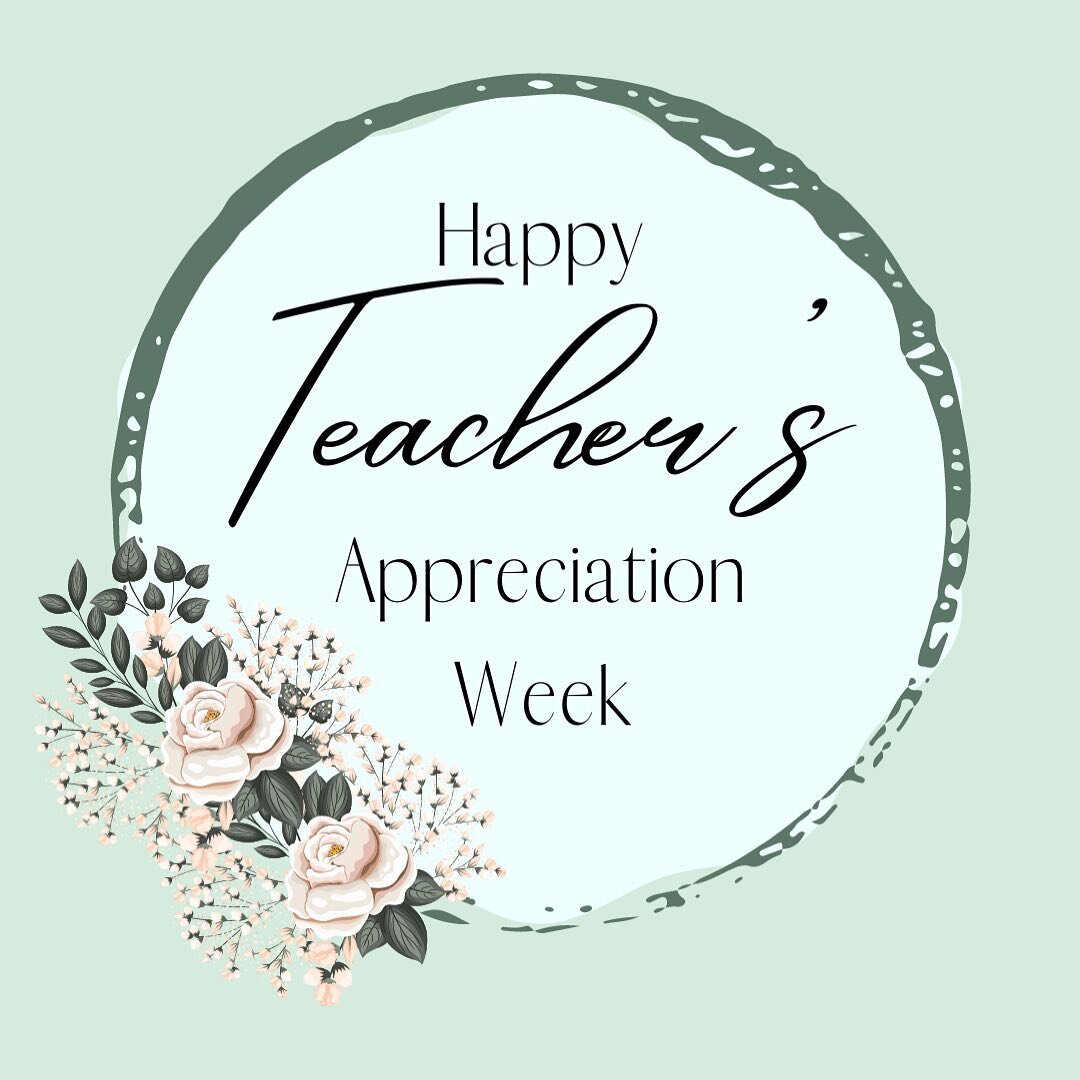 &ldquo;A good teacher can inspire hope, ignite the imagination, and instill a love of learning.&rdquo; 
.
Thank you to all the educators that are molding future generations! We appreciate you!